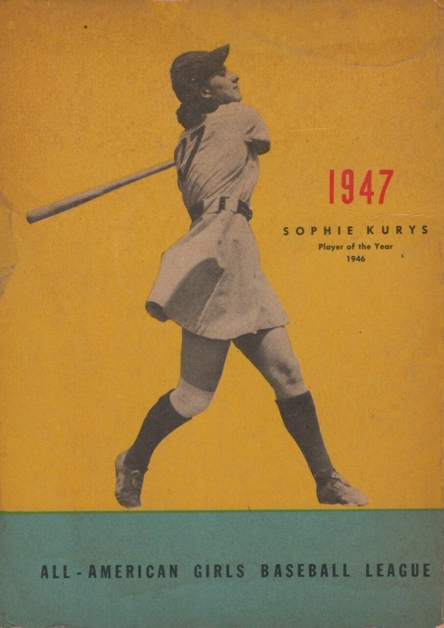 1947 Sophie Kurys All American Girls 1946 Womens Baseball League Page AAGPBL 1947 Sophie Kurys All American Girls 1946 Womens Baseball League Page AAGPBL
