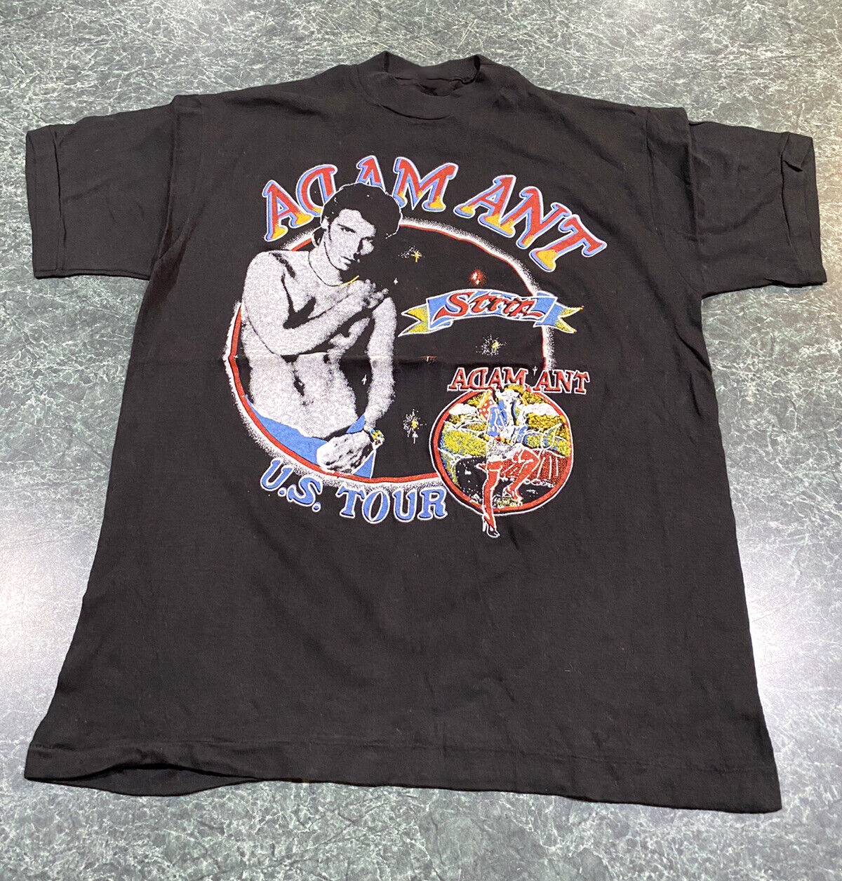 ADAM ANT US TOUR Rock Music Gift Unisex T-Shirt All Size RS004