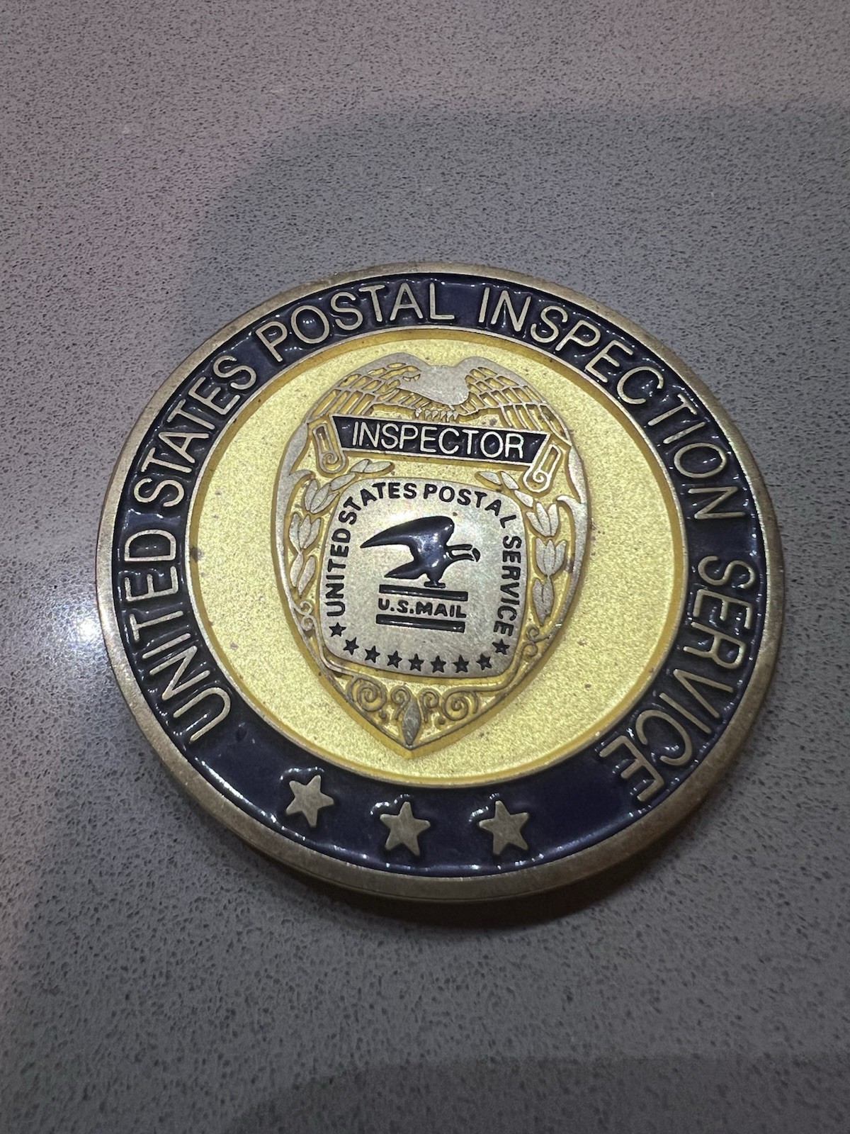 USPS United States Postal Inspection Service Challenge Coin Inspector 