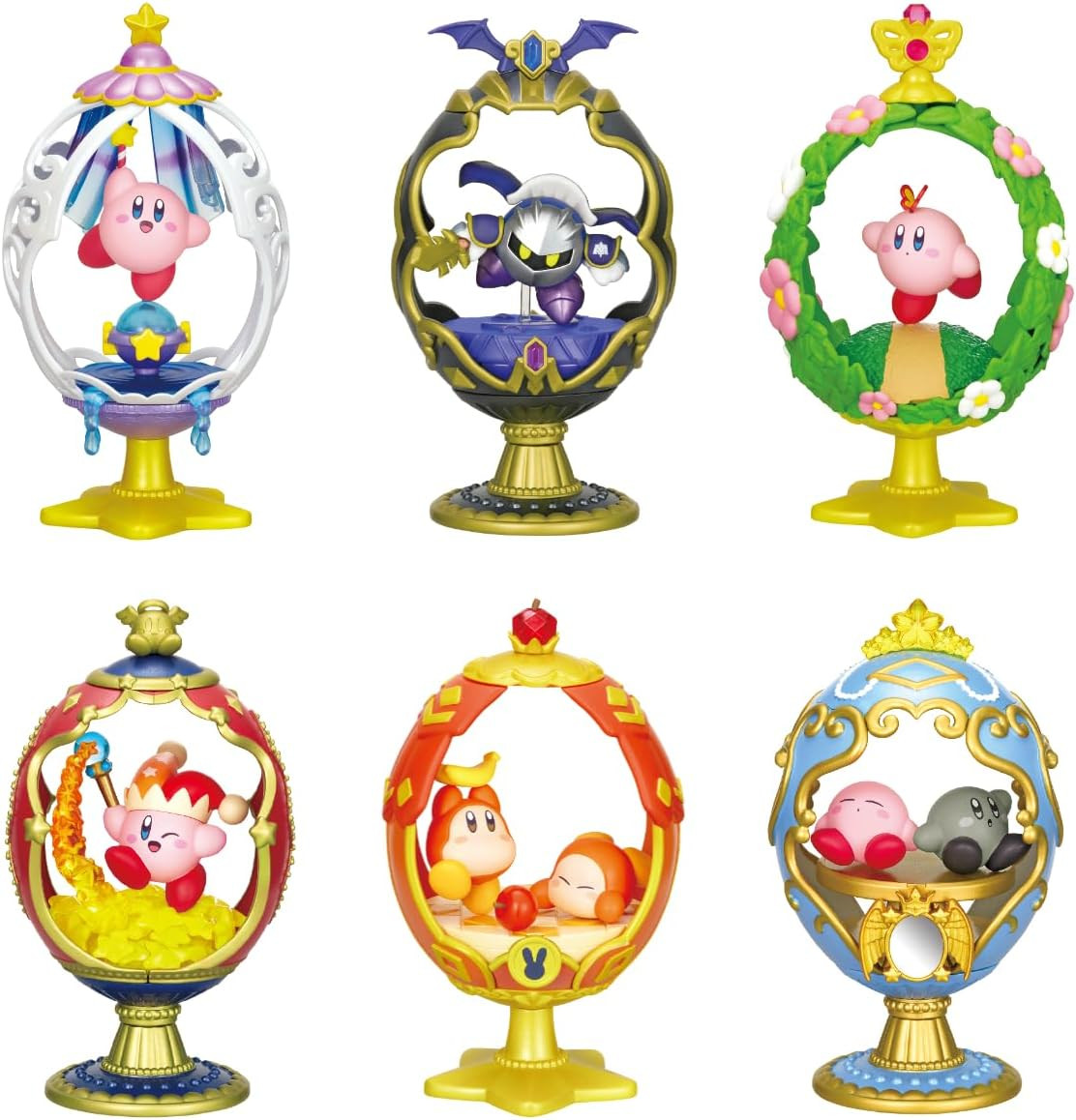 RE-MENT Kirby OVALTIQUE COLLECTION 6pcs Full Complete Set BOX