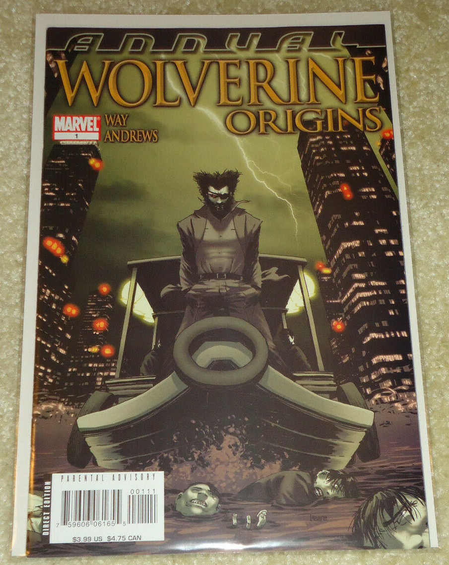 2007 Marvel Comics- Wolverine Origins Oversized Annual Special- Daniel Way