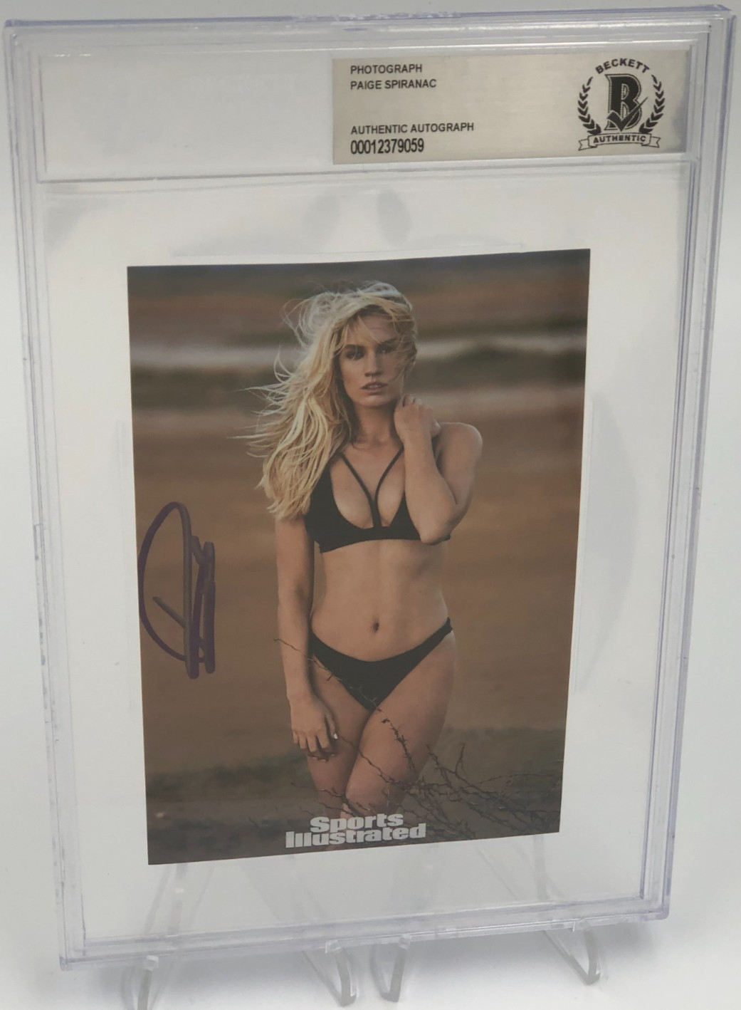PAIGE SPIRANAC BECKETT AUTO Authentic 4 PAIGE SPIRANAC BECKETT AUTO Authentic 4