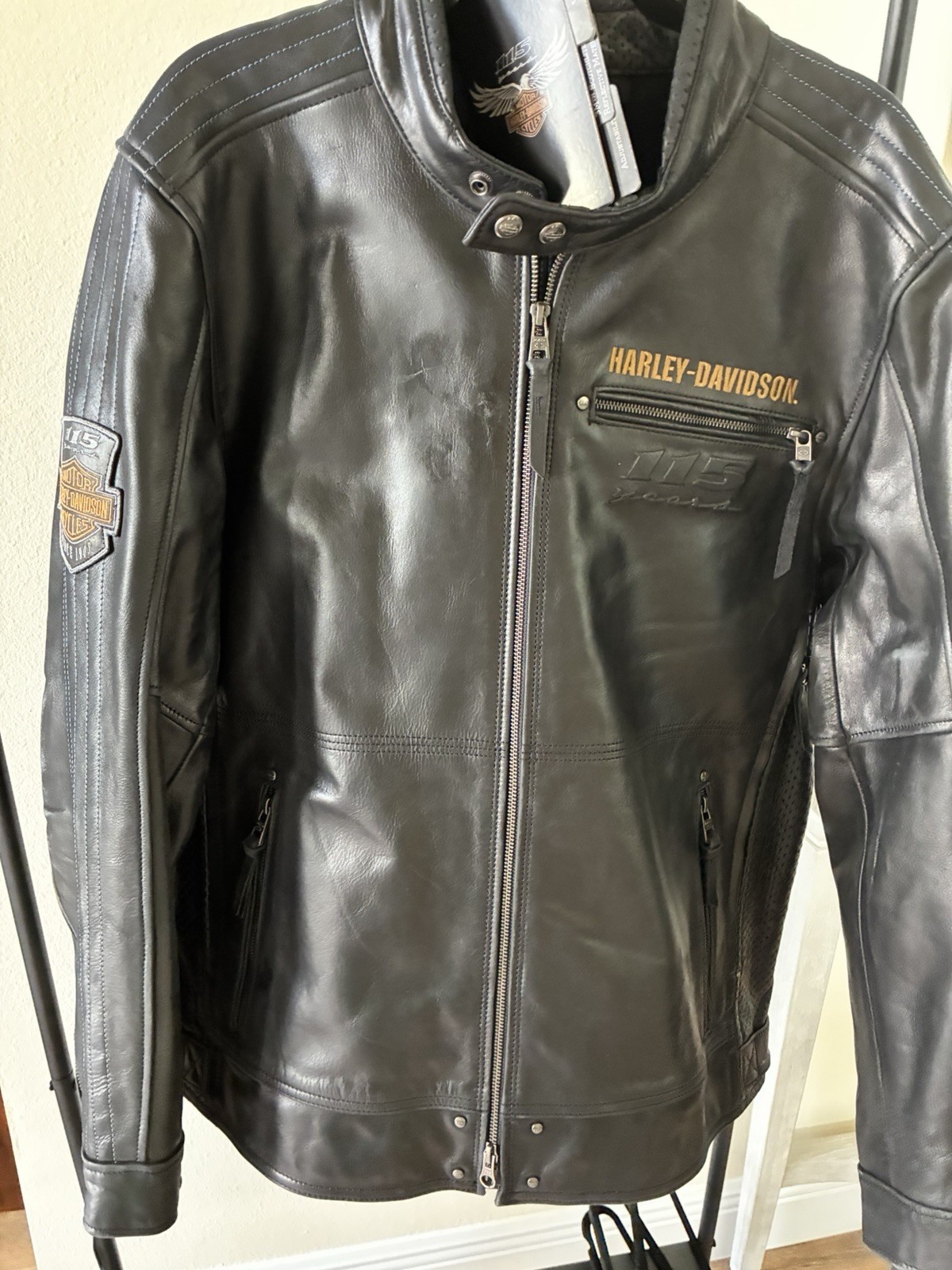 Harley-Davidson Men's 115th Anniversary Leather Jacket (98000-18VM)