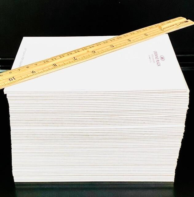 LOT OF 30 ⭐ELITE STATUS⭐ LARGER HOTEL WRITING PAPER NOTEPADS HOME OFFICE DESK