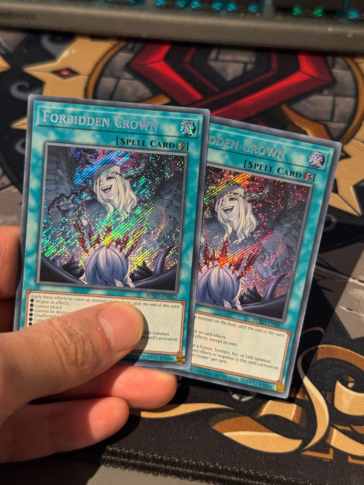 YUGIOH FORBIDDEN CROWN SECRET RARE BPRO-EN067 NEAR MINT YUGIOH FORBIDDEN CROWN SECRET RARE BPRO-EN067 NEAR MINT