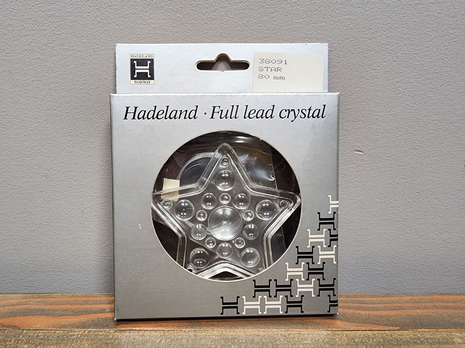 Hadeland Full Lead Crystal Norway In Box Star 38091 Hadeland Full Lead Crystal Norway In Box Star 38091