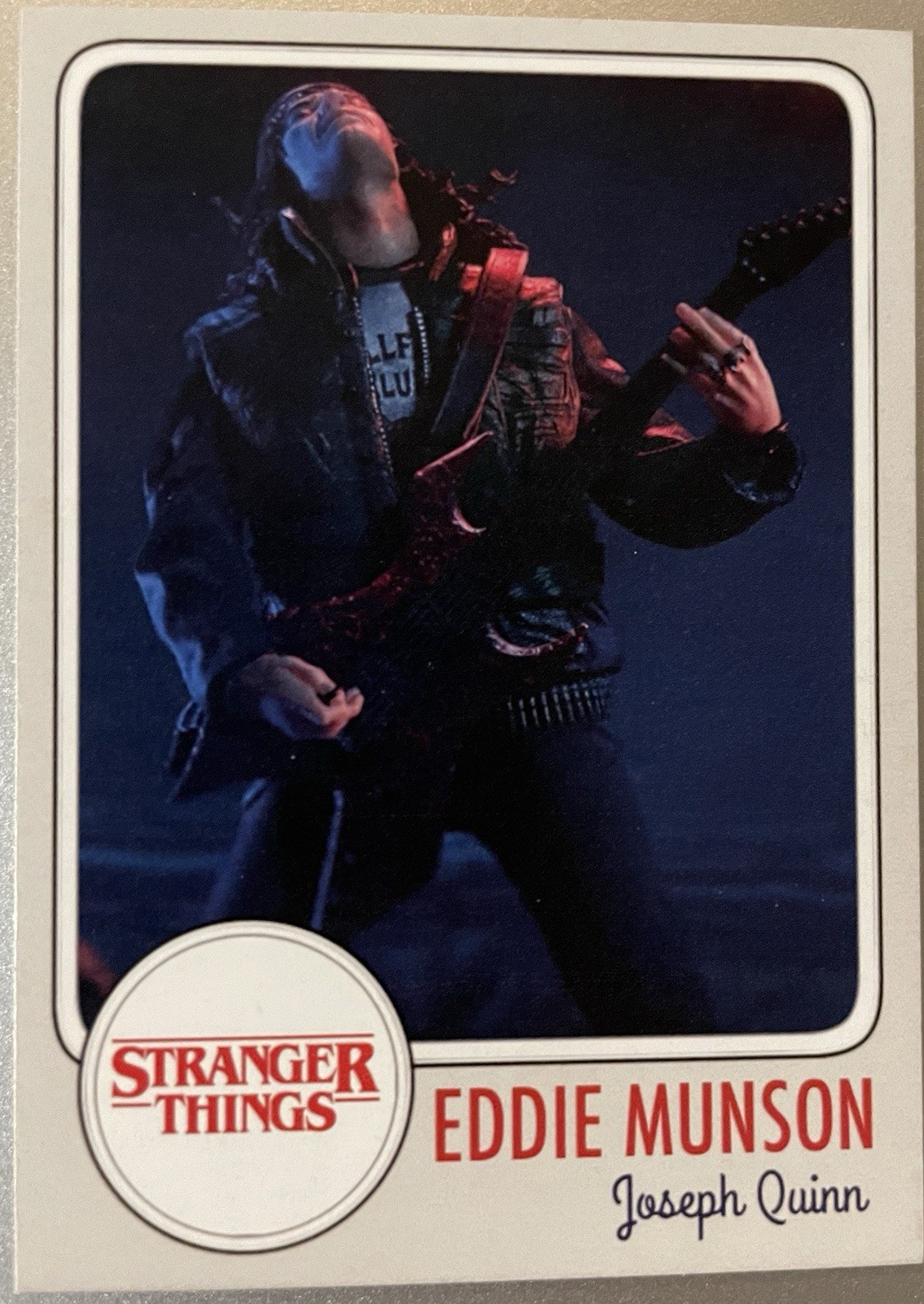 Stranger Things Custom Trading Card-Eddie Munson Played By Joseph Quinn  Stranger Things Custom Trading Card-Eddie Munson Played By Joseph Quinn 