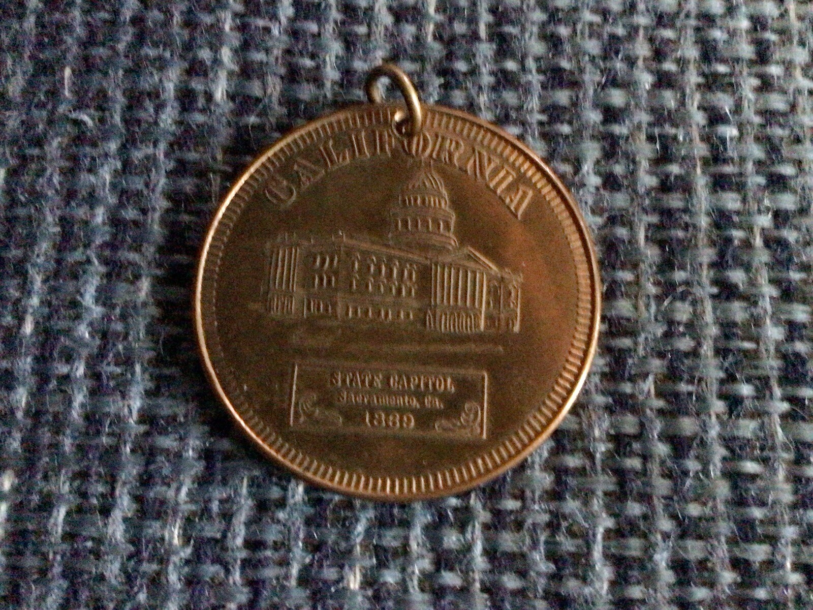 California Governor\'s Mansion Sacramento Copper Coin 1903-1967