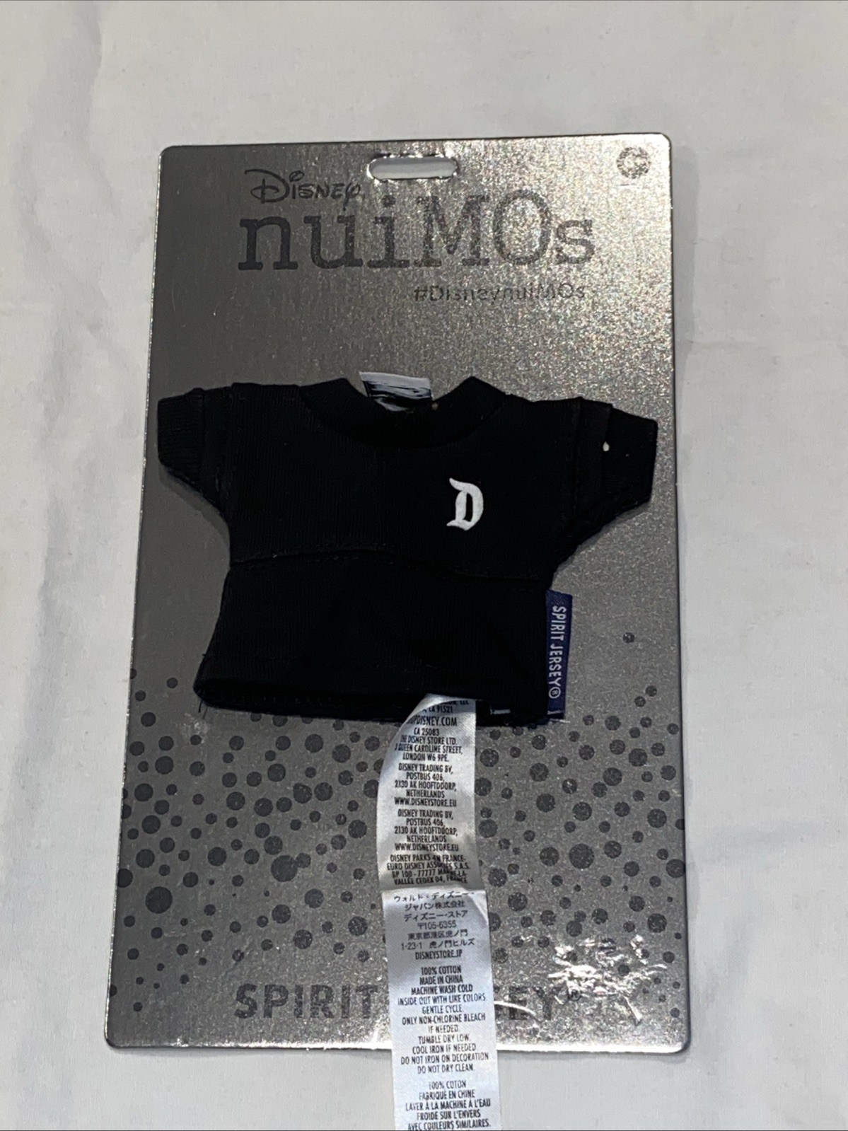 BRAND NEW Disney Nuimos Outfit Disney Black Walt Disney World 6” Spirit Jersey BRAND NEW Disney Nuimos Outfit Disney Black Walt Disney World 6” Spirit Jersey