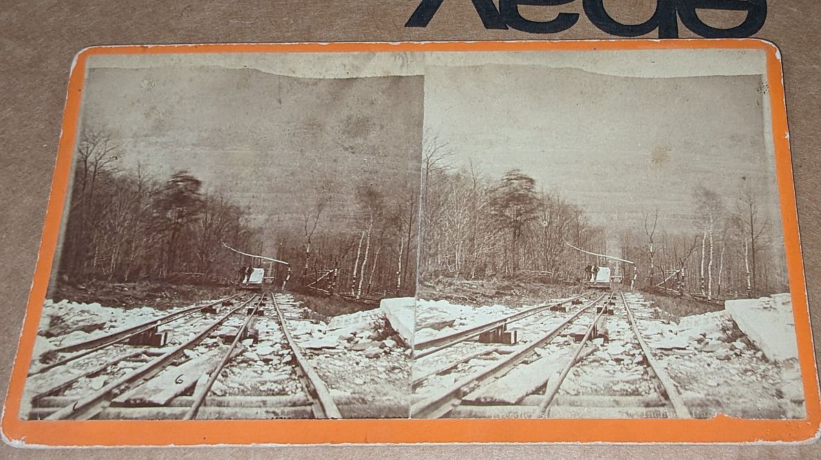 Stereoview Freedley Marble Quarry Incline Railway Dorset Vermont Stereoview Freedley Marble Quarry Incline Railway Dorset Vermont