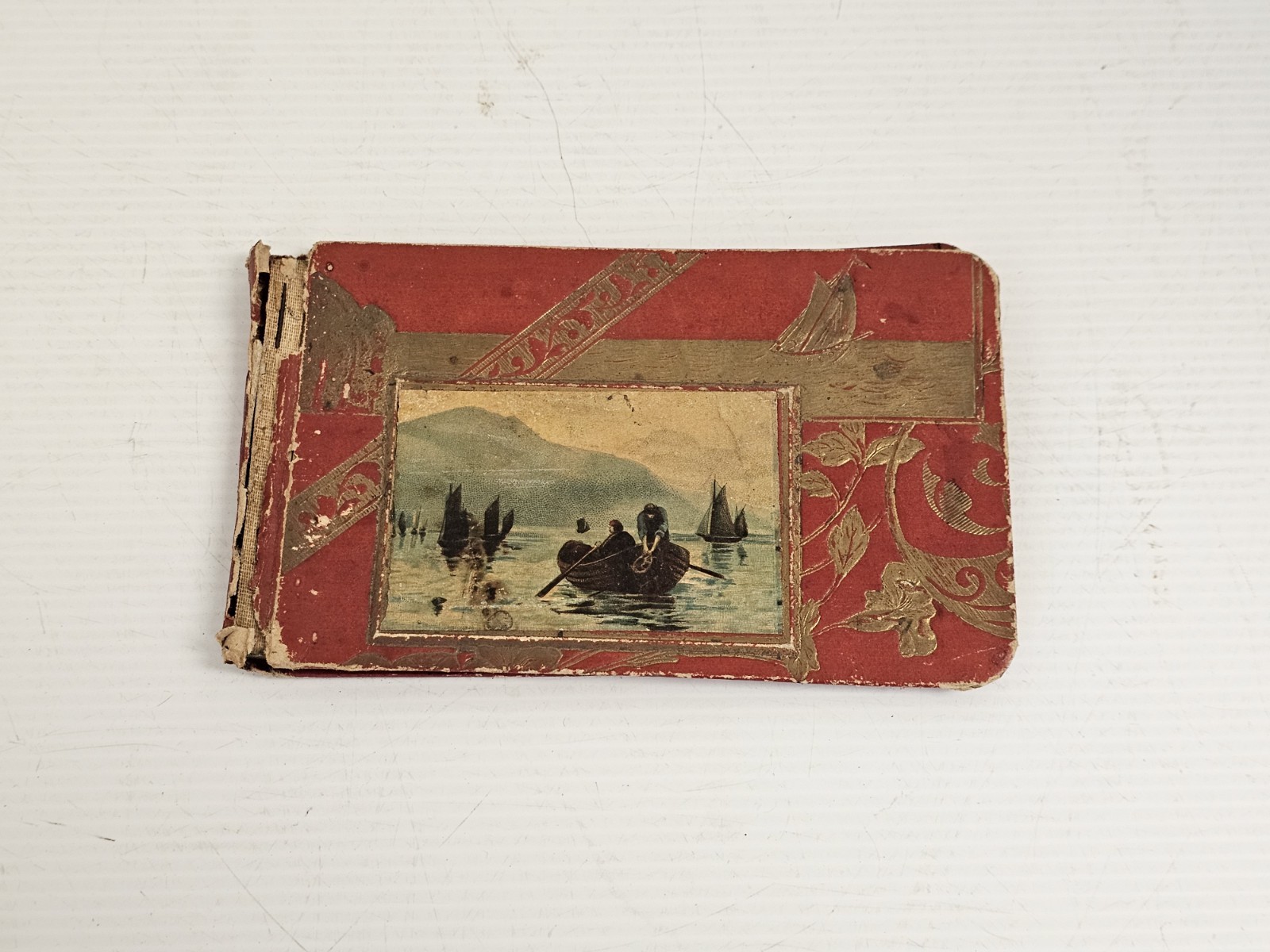 RARE 1894 Victorian Autograph Album Evans Academy NY Antique Americana 1895