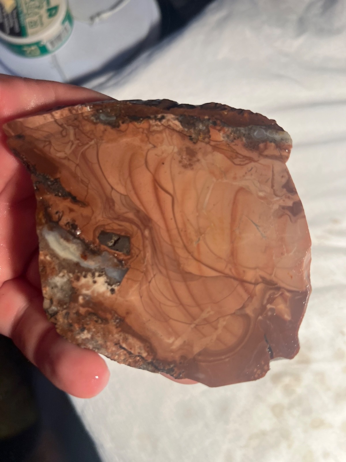 Natural Willow Creek Jasper Slab 4\