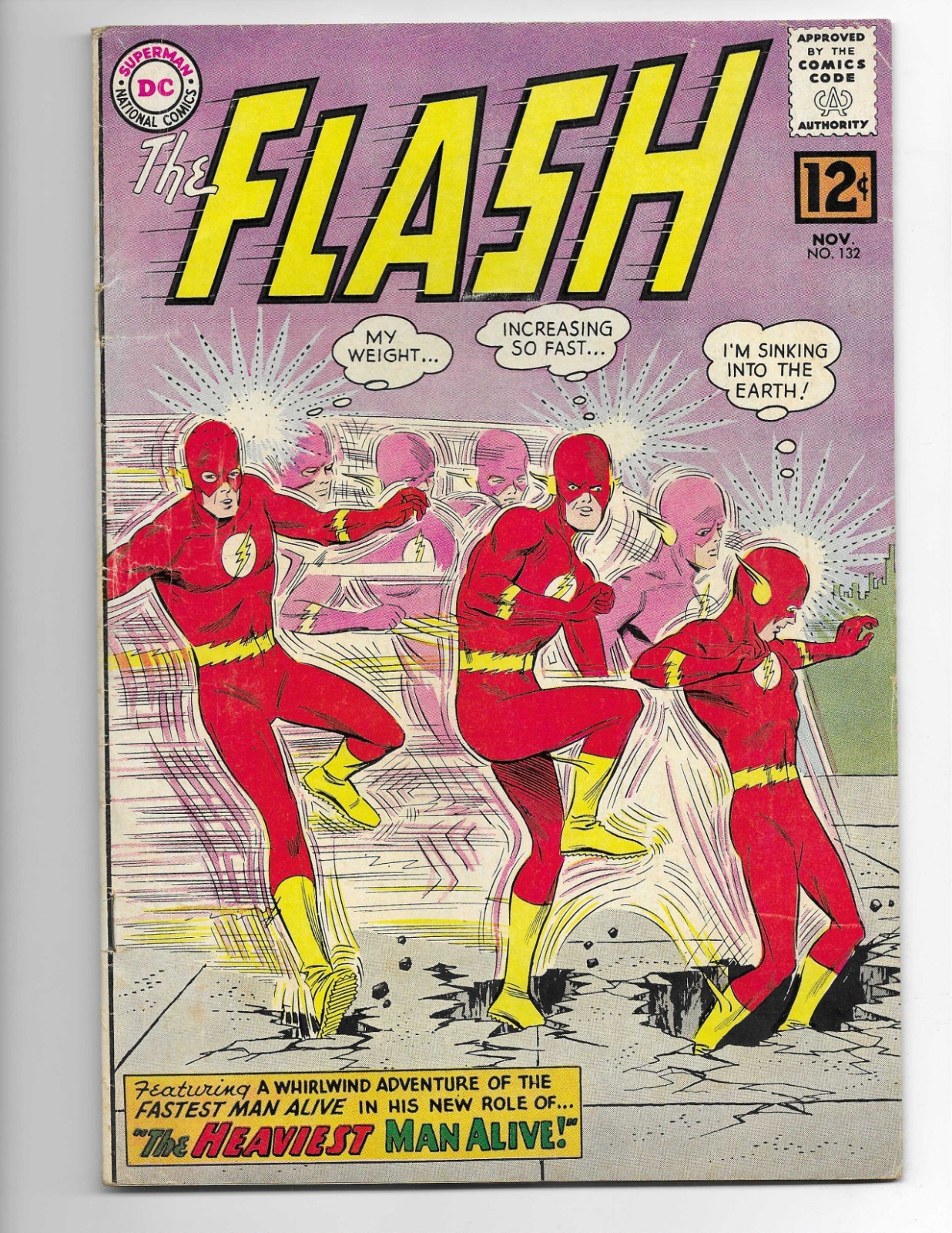 Flash 132 1962 DC Comics VG+ 4.5 Dro Dorno Iris West Daphne Dean