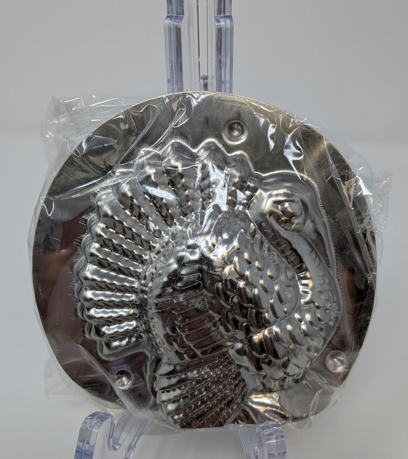 Vintage Metal Turkey Chocolate Mold 4\