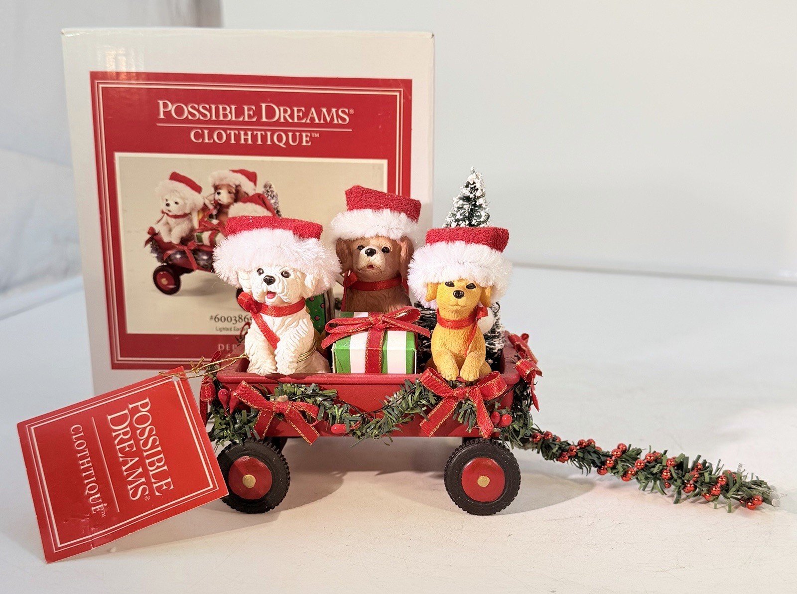Dept 56 Possible Dreams Clothtique Full Wagon #6003865 Lights 2018 Christmas Dept 56 Possible Dreams Clothtique Full Wagon #6003865 Lights 2018 Christmas