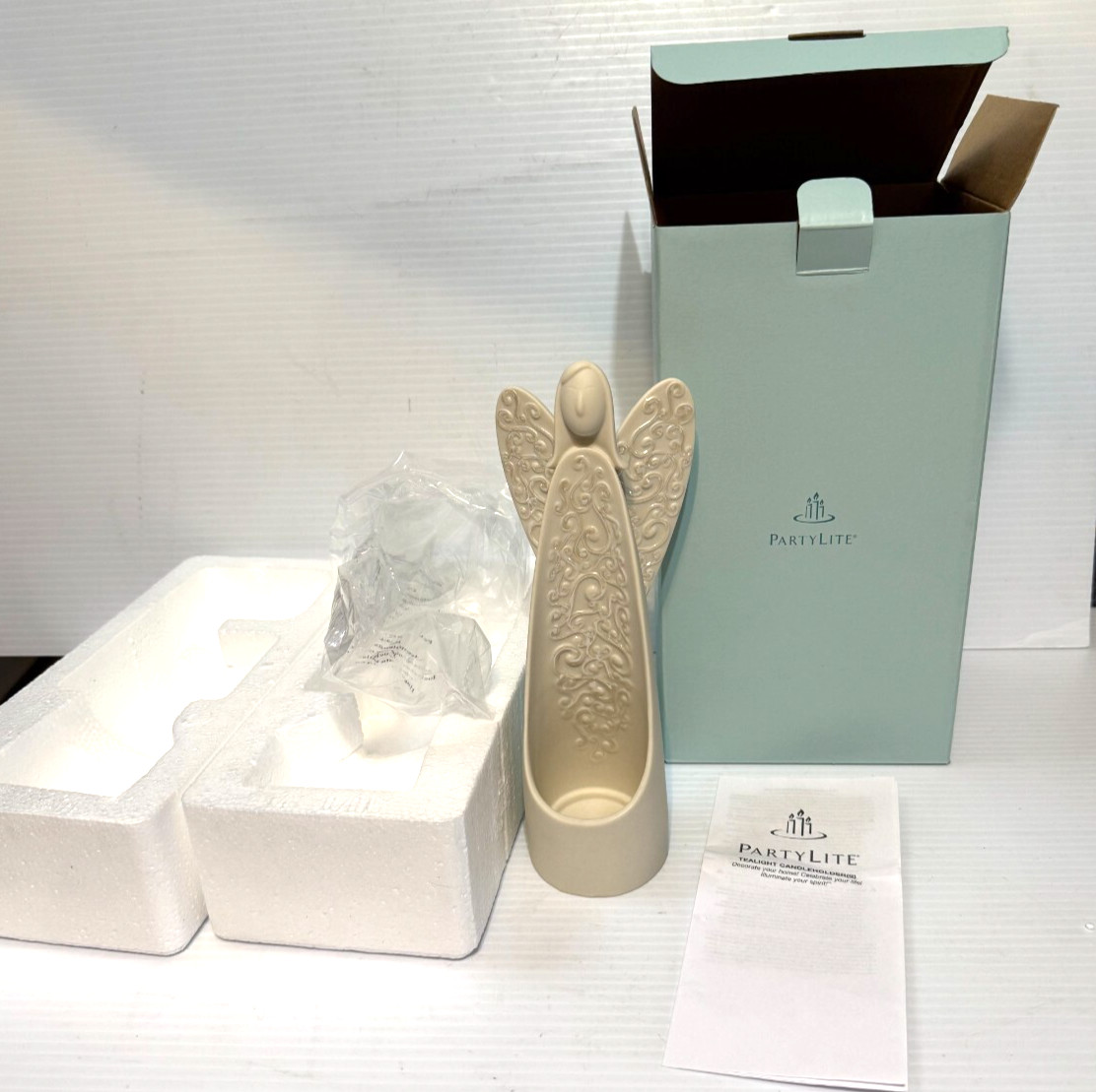 Angel Candle Holder PartyLite Serenity Tealight Votive Holder P9629 New in Box