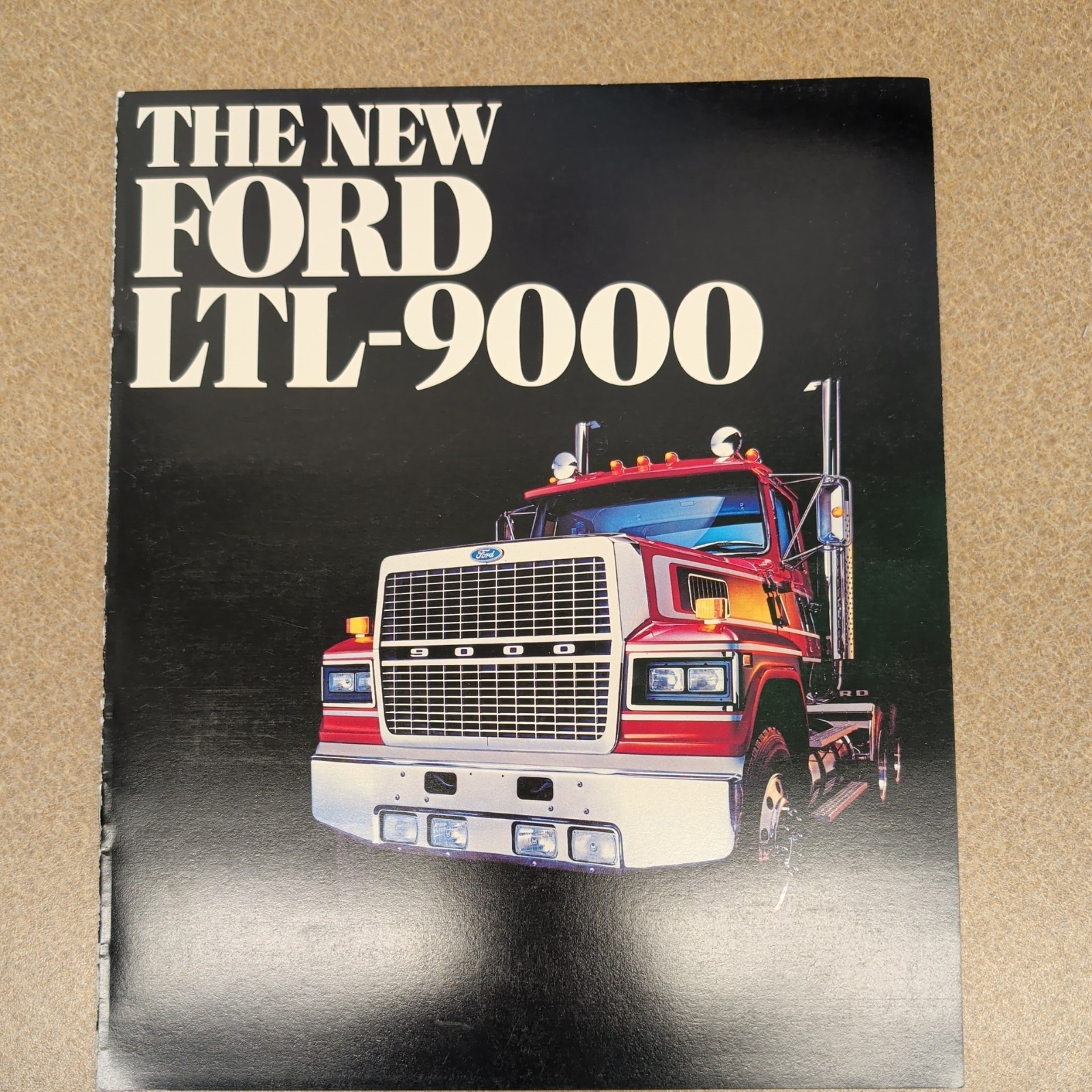 Original 1982 Ford LTL-9000 Semi Truck Sales Brochure Catalog
