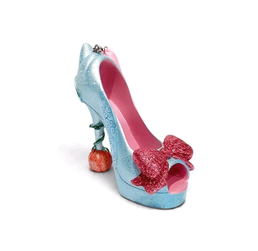 Disney Parks Cinderella's Fairy Godmother Runway Shoe Ornament Retired Disney Parks Cinderella's Fairy Godmother Runway Shoe Ornament Retired
