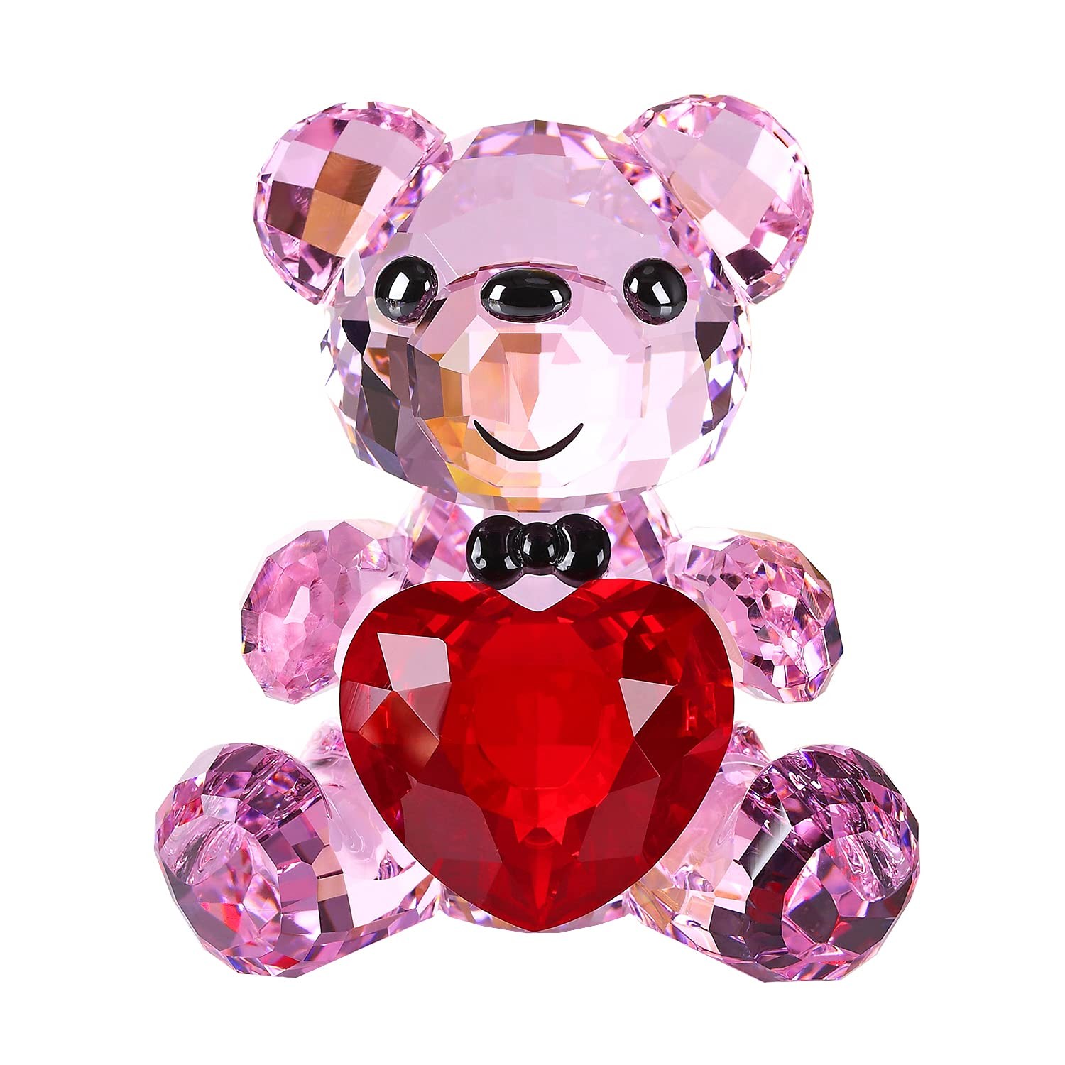 DOJOZ Crystal Teddy Bear Figurine - Pink DOJOZ Crystal Teddy Bear Figurine - Pink