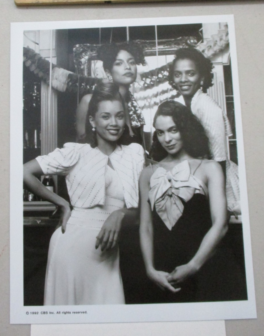 PRESS PROMO PHOTO 1992 MOVIE STOMPIN AT THE SAVOY VANESSA WILLIAMS B&W 7X9 Z96