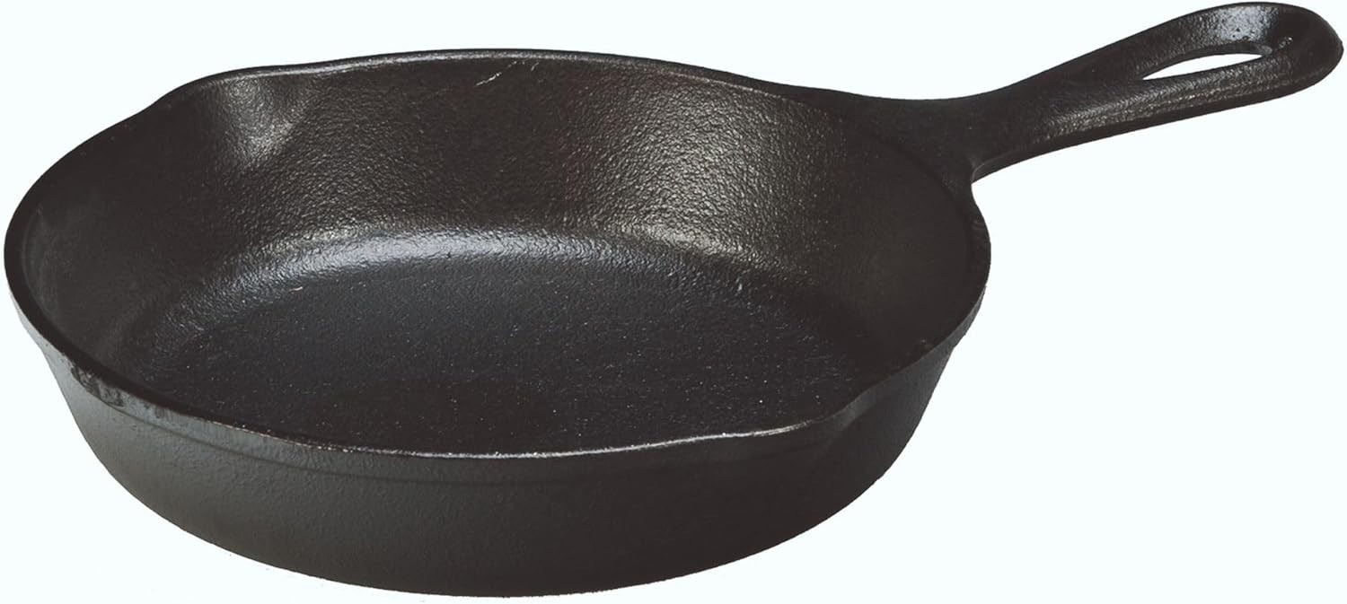 Lodge 6-1/2 Inch Cast Iron Pre-Seasoned Skillet - Black Lodge 6-1/2 Inch Cast Iron Pre-Seasoned Skillet - Black