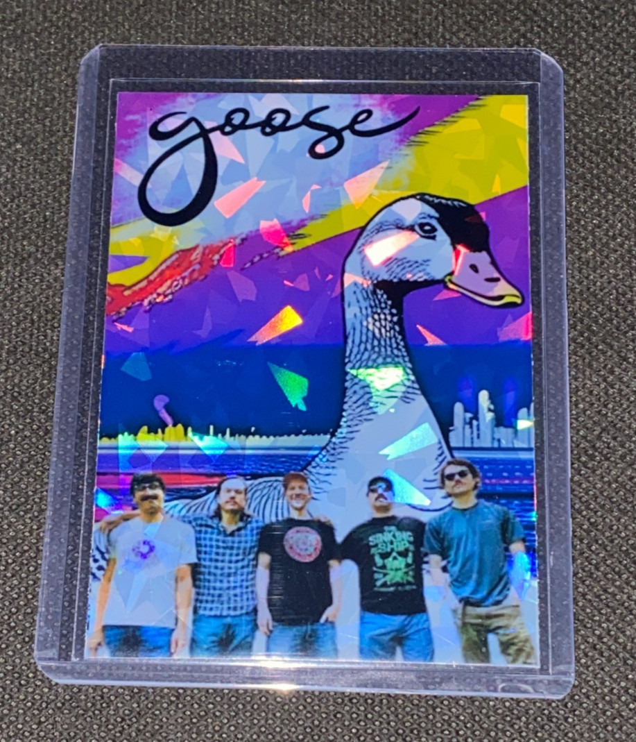 Goose Jam Band Handmade Refractor Holographic Concert Refractor Card phish