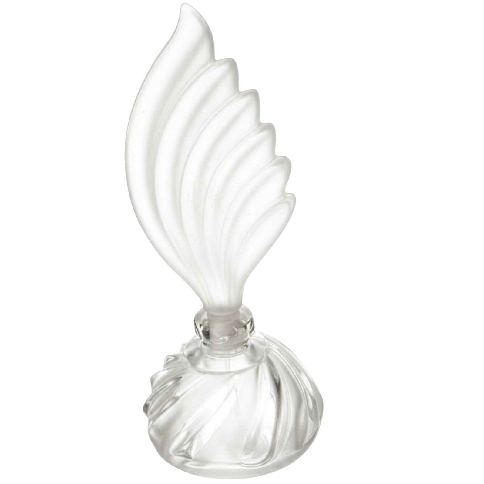 Vintage Bohemian Art Deco Flame Feather Crystal Perfume Bottle Vessel Vintage Vintage Bohemian Art Deco Flame Feather Crystal Perfume Bottle Vessel Vintage