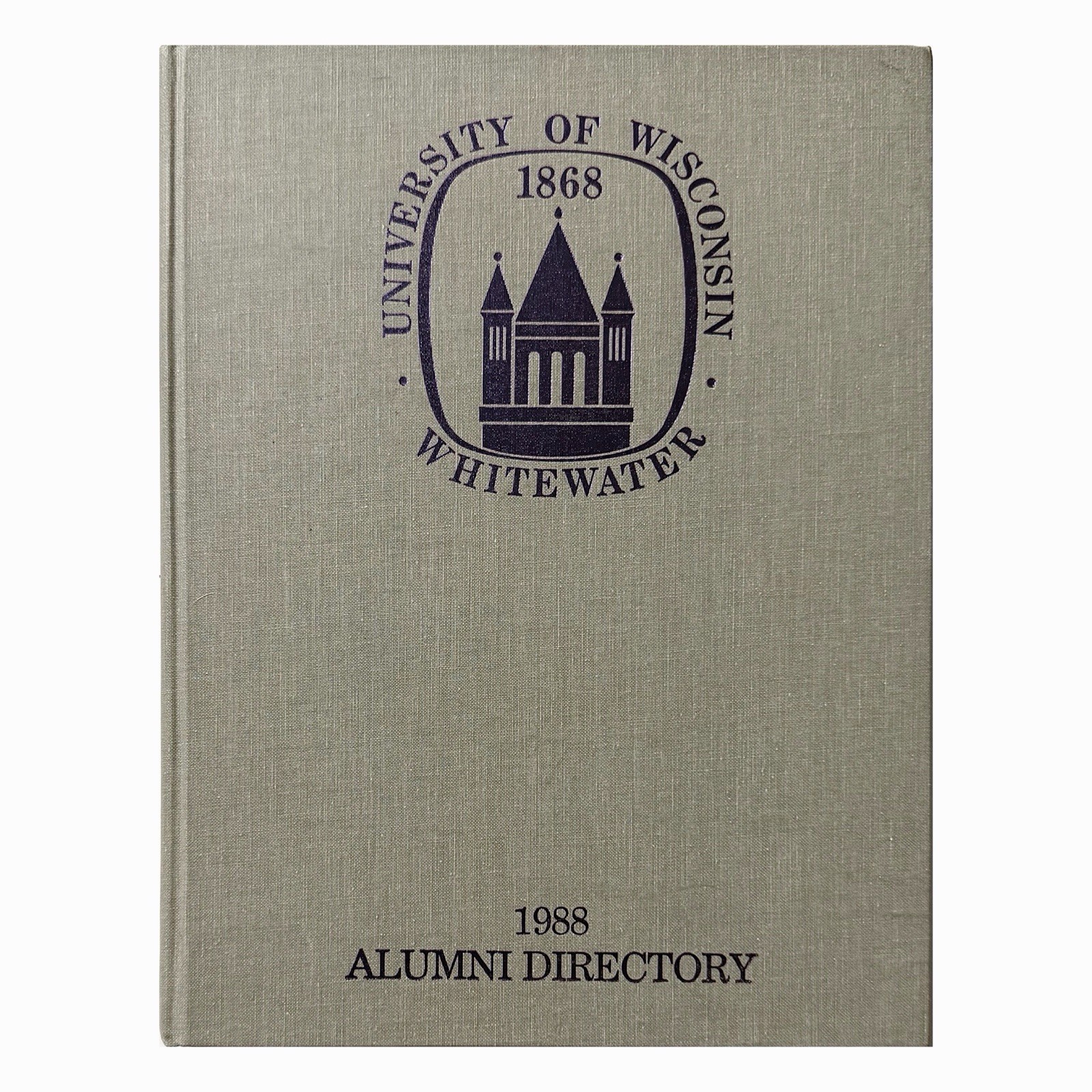 Vintage 1988 University Of Wisconsin Whitewater Alumni Directory Hardcover