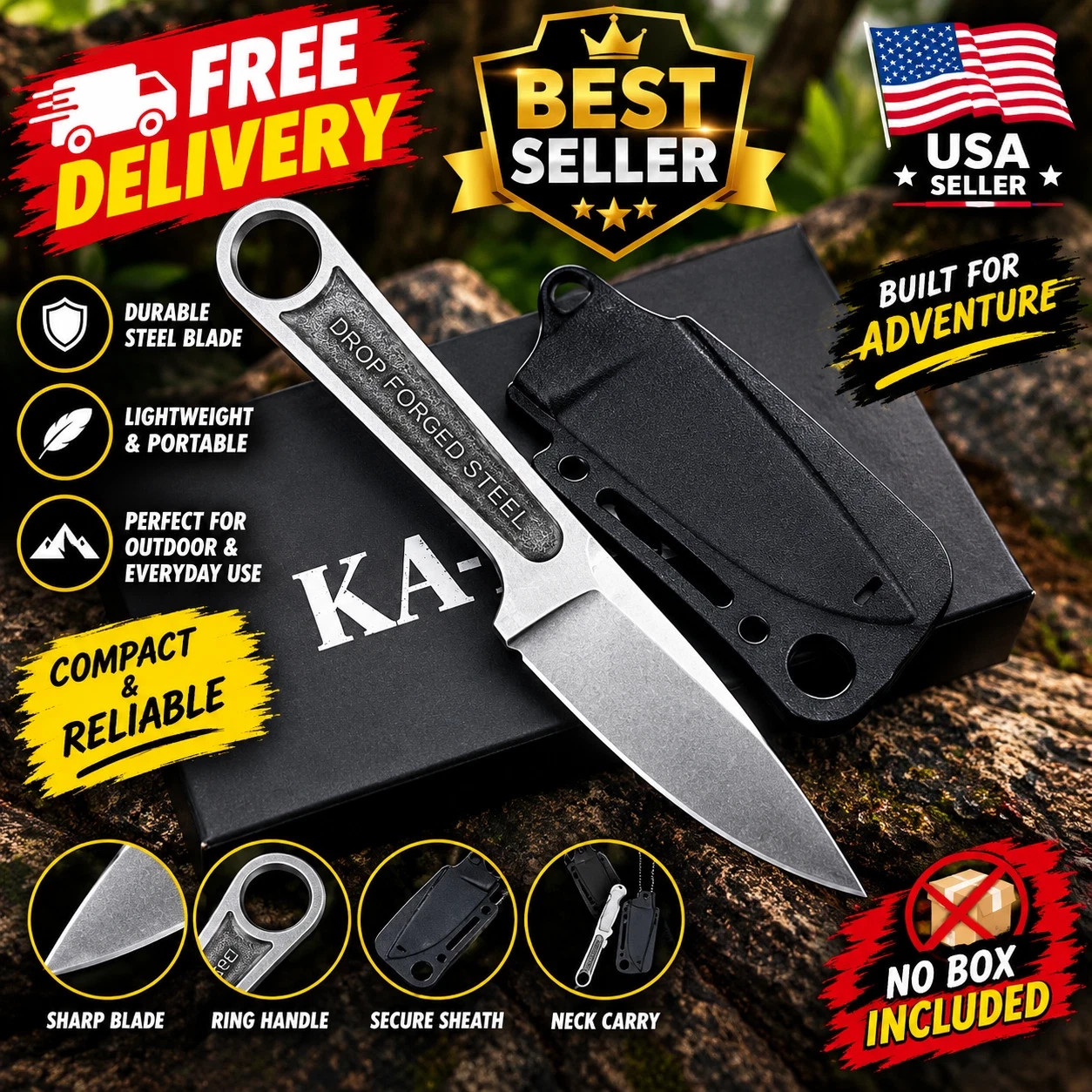 Ka-Bar Wrench Fixed Knife 3\