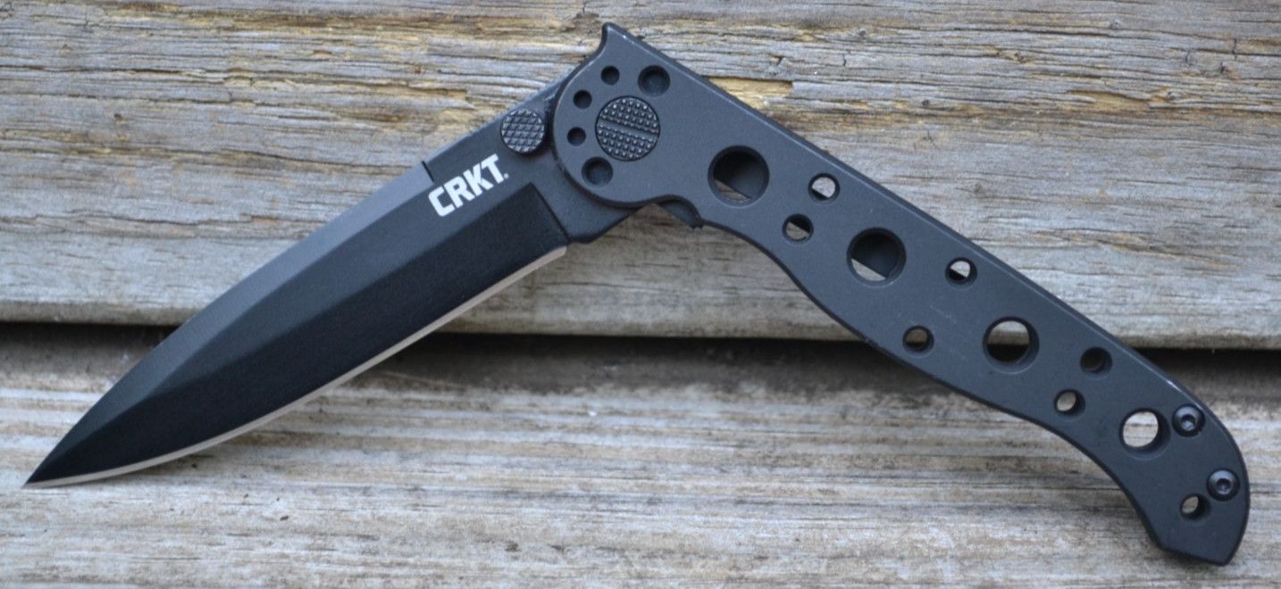 CRKT M16-01KS Flat Blade Frame-Lock Black Folding Pocket Knife -- Excellent CRKT M16-01KS Flat Blade Frame-Lock Black Folding Pocket Knife -- Excellent