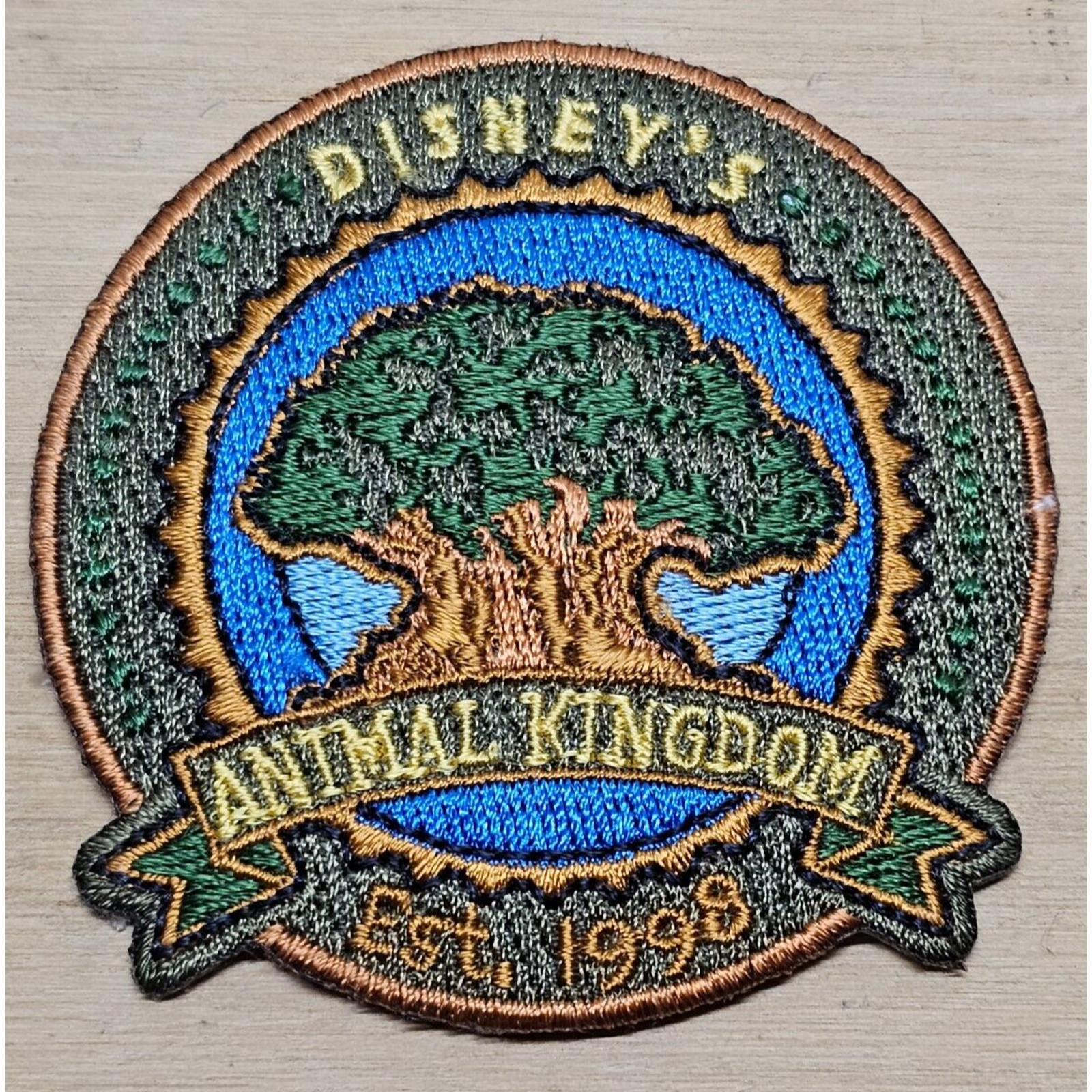 1990s Disney's Animal Kingdom Souvenir Embroidered Patch - Cast Memorabilia