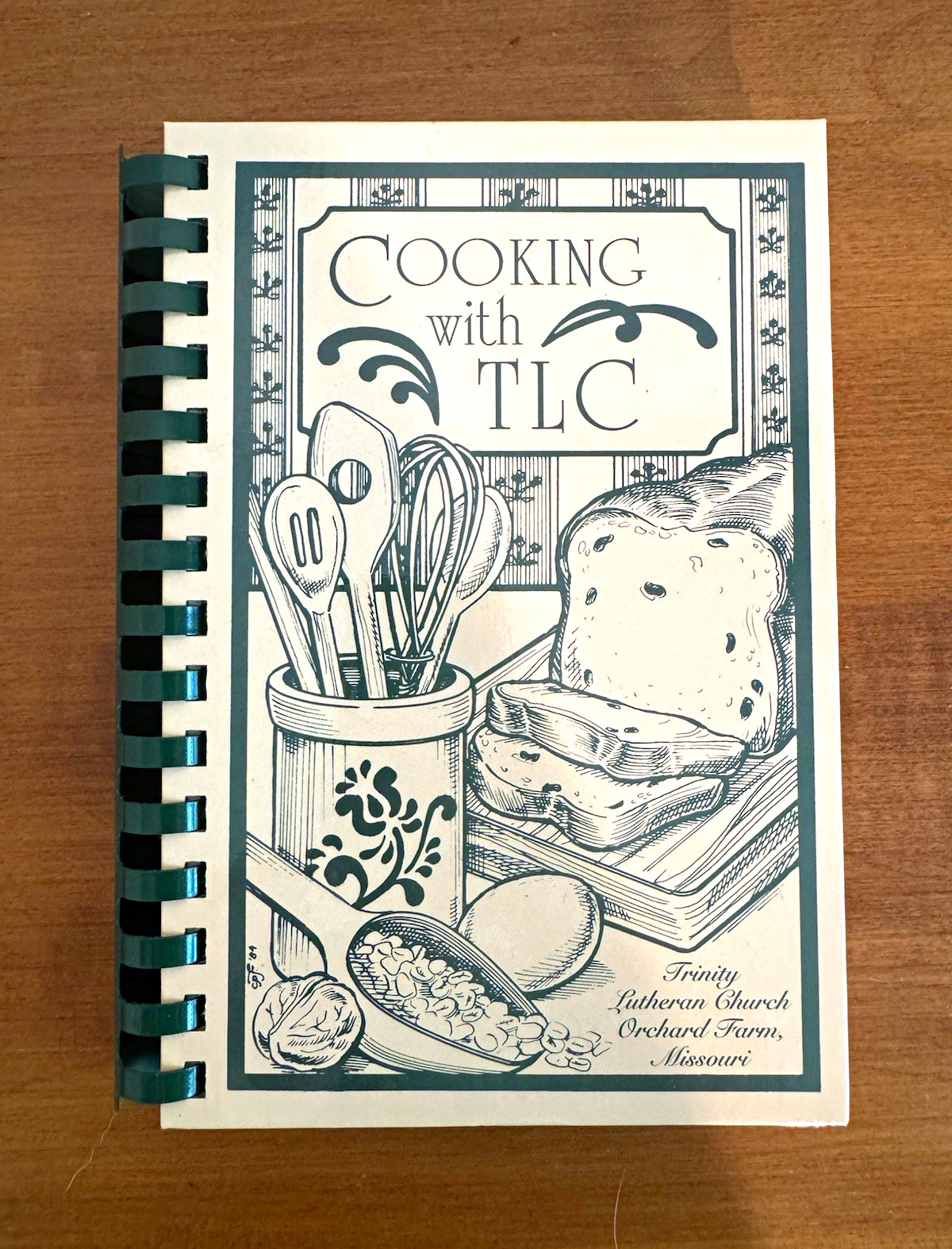 Cooking with TLC Spiral-Bound Cookbook Trinity Lutheran Church Orchard Farm MO Cooking with TLC Spiral-Bound Cookbook Trinity Lutheran Church Orchard Farm MO