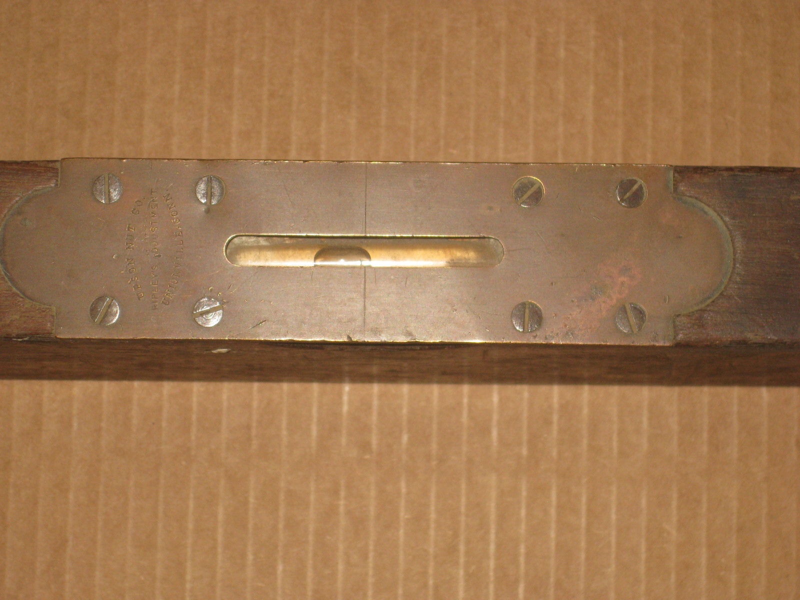 Antique Upson Nut Co  Repleys Ajustment  Wood Level 26\