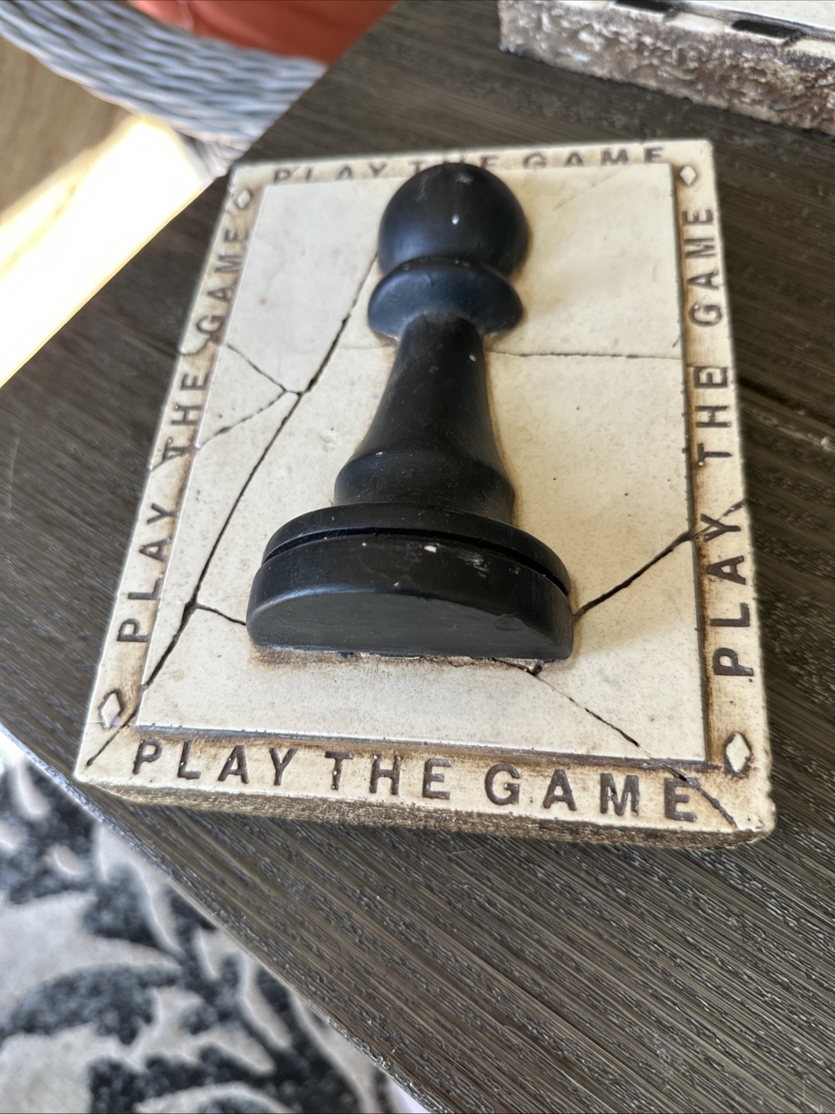 Sid Dickens MEMORY BLOCK Tile T-24 1998 CHESS PAWN Play the Game Retired 6x8 Sid Dickens MEMORY BLOCK Tile T-24 1998 CHESS PAWN Play the Game Retired 6x8