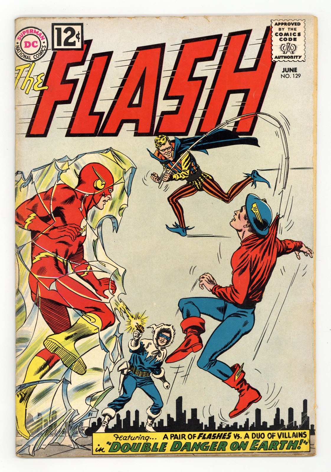 Flash #129 GD/VG 3.0 1962