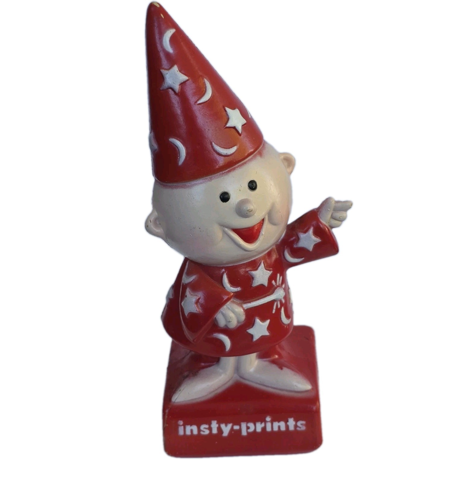 Vintage 1970\'s Insty Prints Wizard Coin Bank Hard Plastic 8.5\ Vintage 1970\'s Insty Prints Wizard Coin Bank Hard Plastic 8.5\
