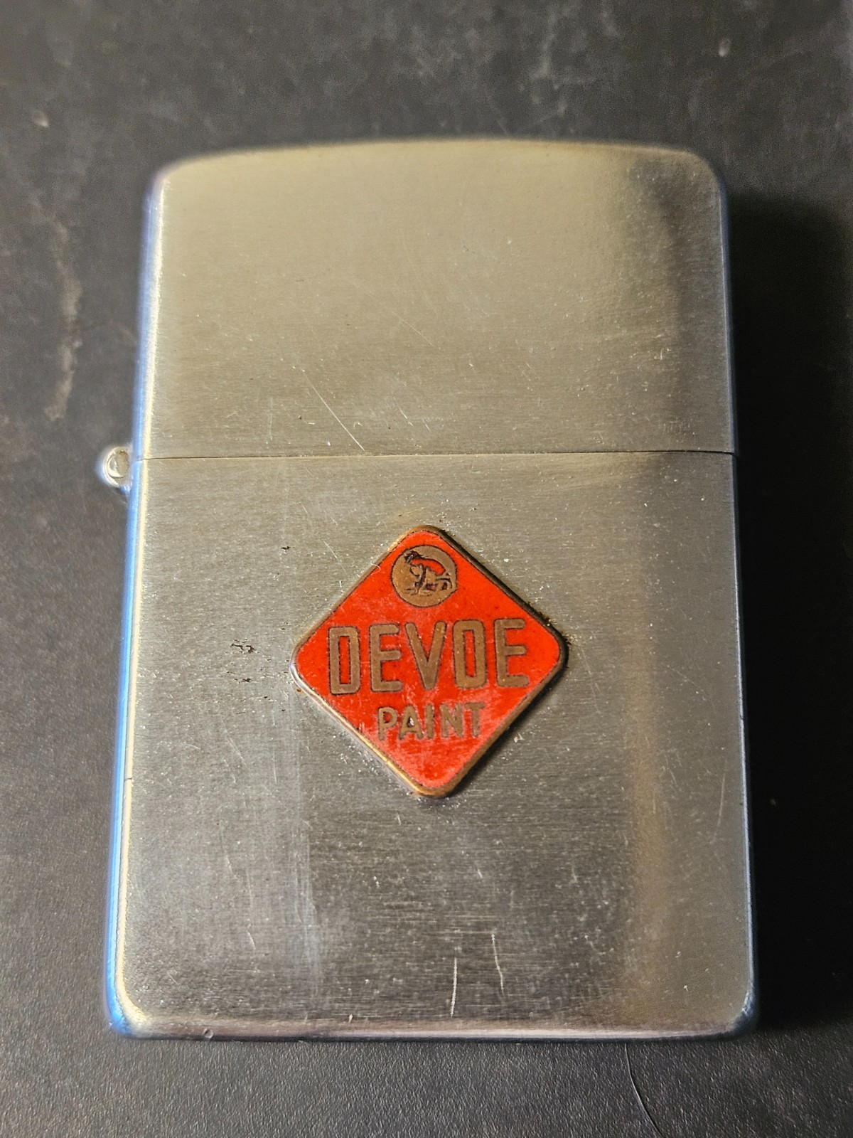 Vintage Devoe Paint Zippo - PAT 2032695 - 5 barrel - 1950-1953 Vintage Devoe Paint Zippo - PAT 2032695 - 5 barrel - 1950-1953