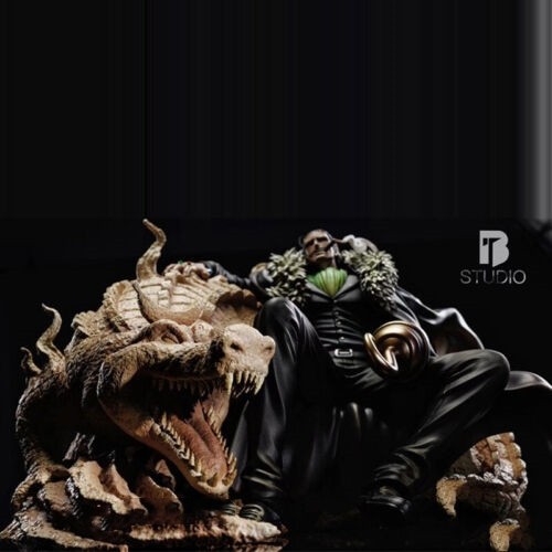 BT Studio One Piece Sir Crocodile Resin Statue In Stock Stand Included H16.3cm