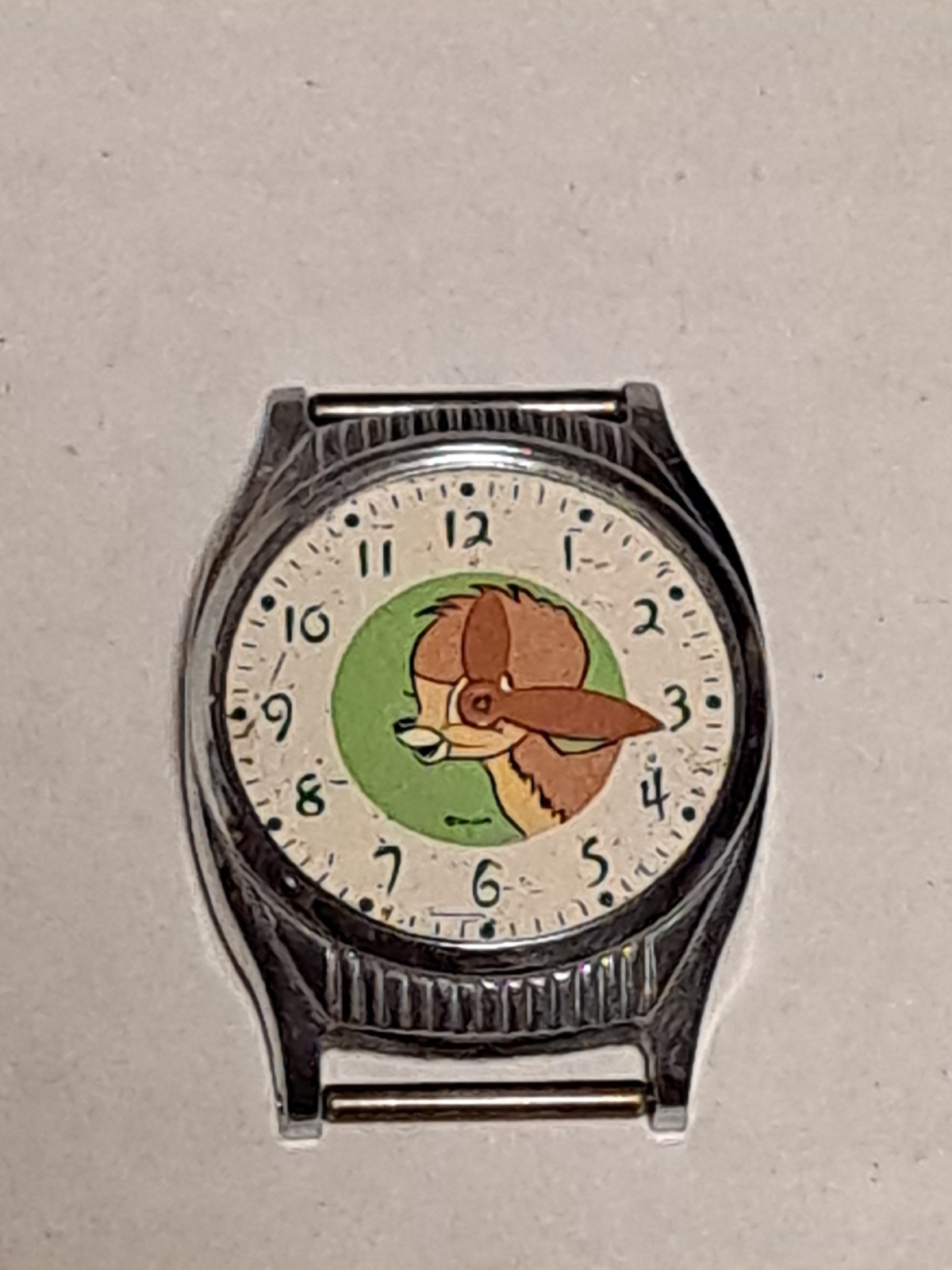 Vintage 1940\'s BAMBI Ingersoll US Time Watch Disney for Parts or Repair