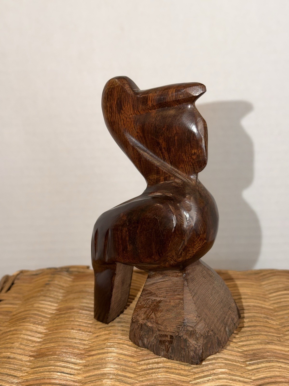 Vintage 1970's Ironwood Pelican Figurine 6 Vintage 1970's Ironwood Pelican Figurine 6