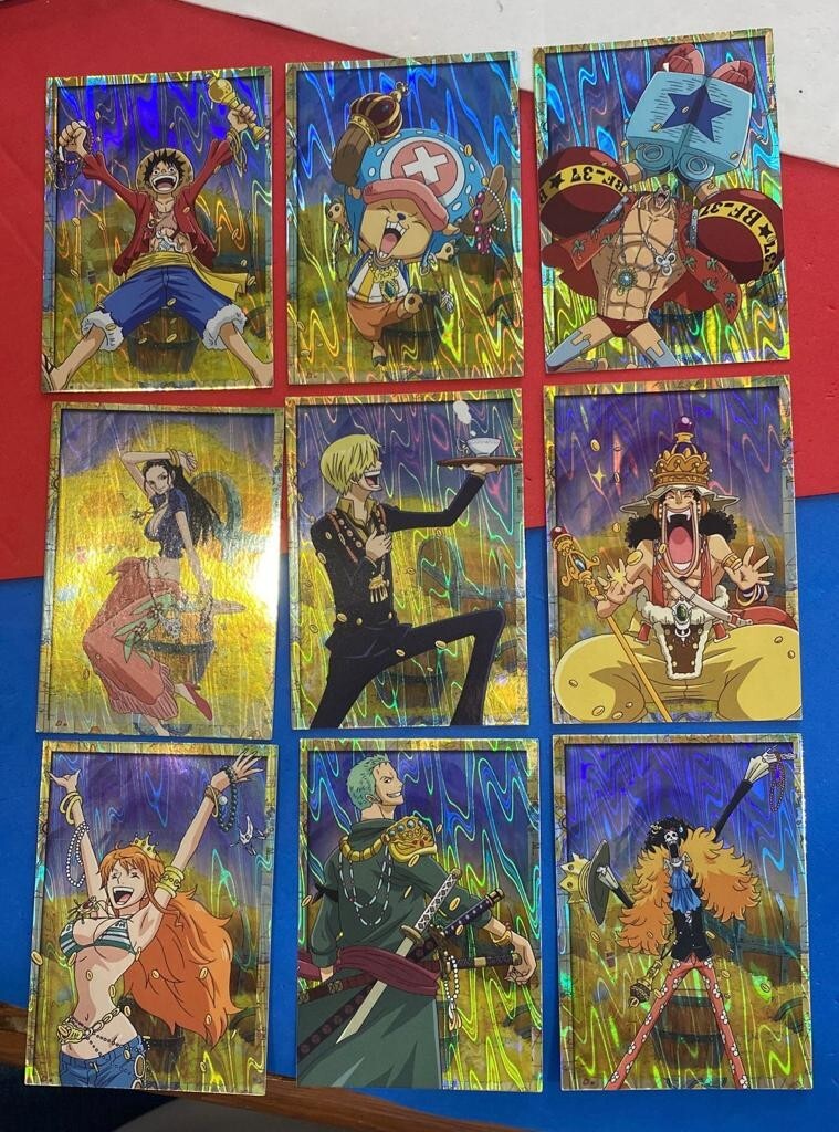 💥 2022 ONE PIECE EPIC JOURNEY FULL SET ALL 9 LIMITED EDITION CARDS PANINI 💥