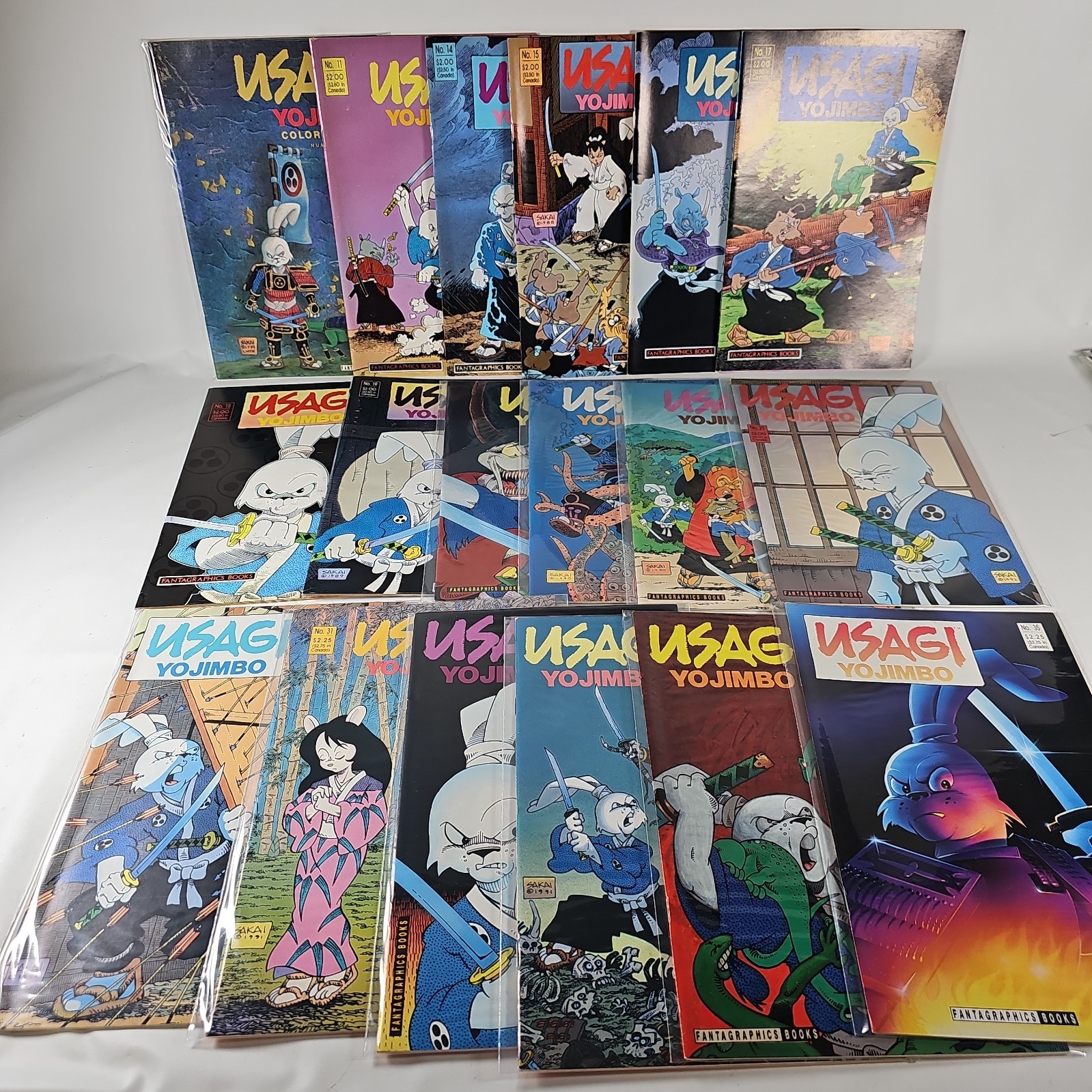 Usagi Yojimbo Comic Lot 28 Books Vintage Old Collectors Issues