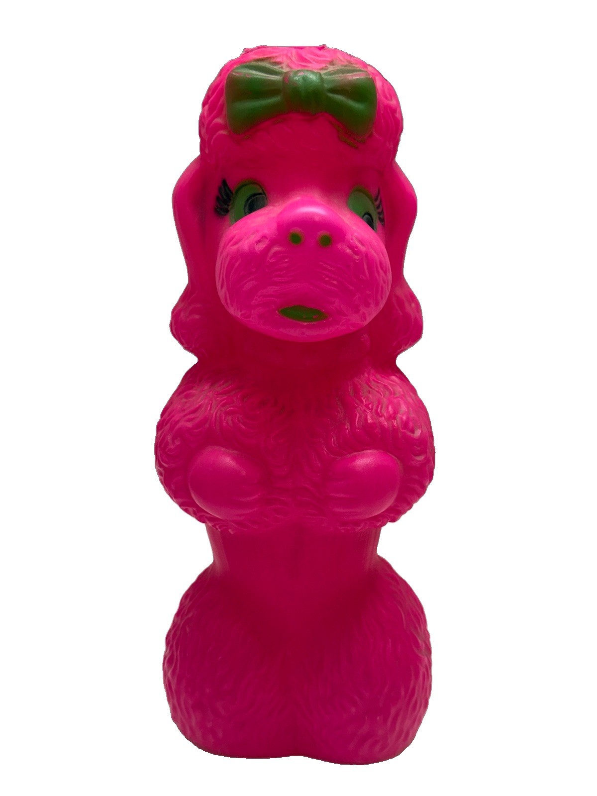 Vintage Pink Poodle A.J. Renzi 1965 Plastic Blow Mold Piggy Bank 15” Vintage Pink Poodle A.J. Renzi 1965 Plastic Blow Mold Piggy Bank 15”