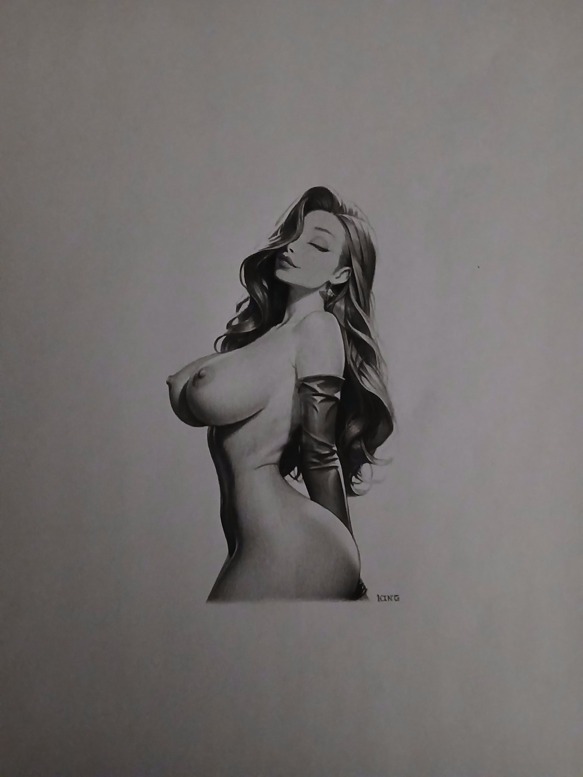 ORIGINAL JESSICA RABBIT ART DRAWING HUGE 18 ORIGINAL JESSICA RABBIT ART DRAWING HUGE 18
