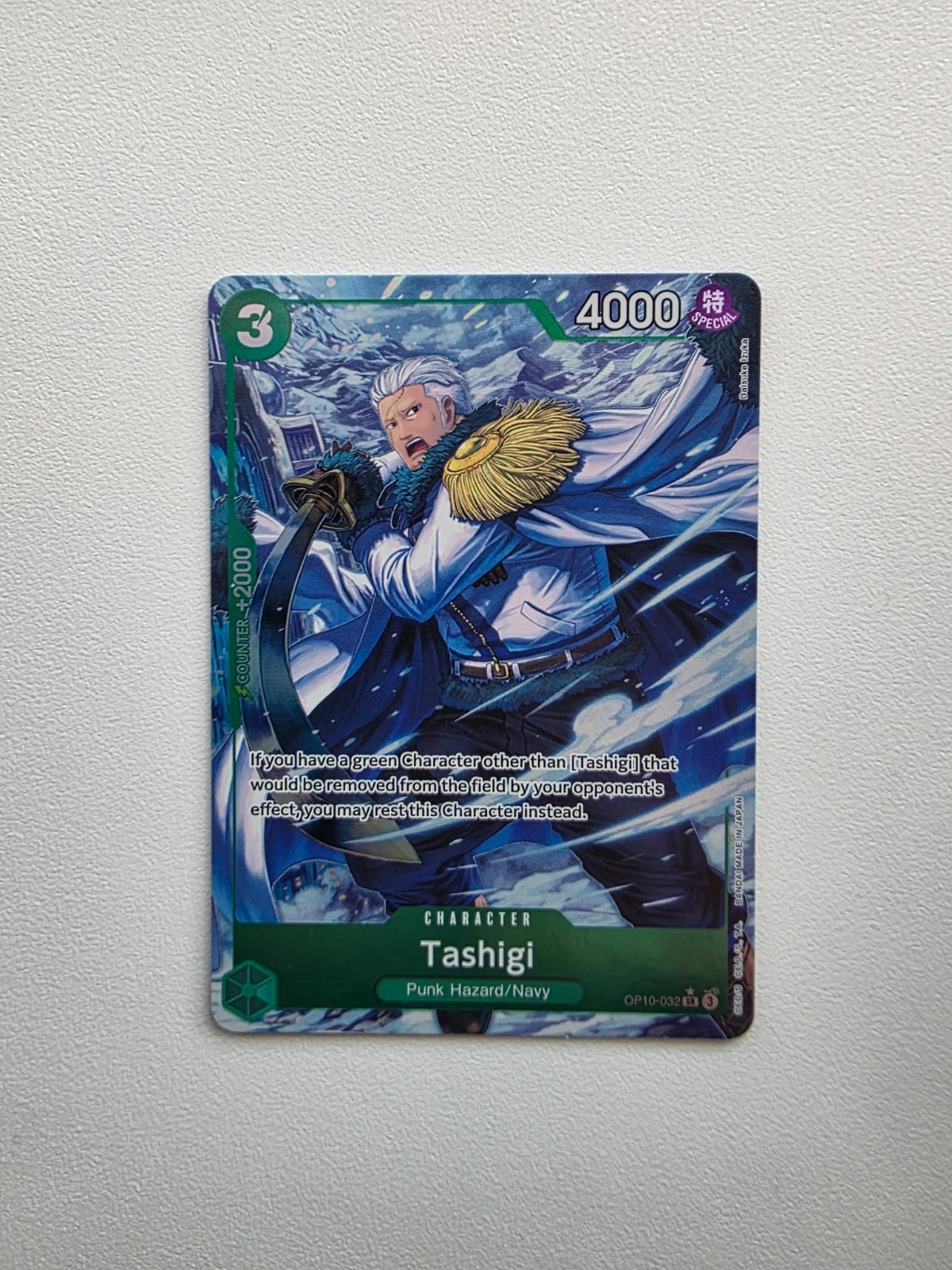 One Piece Card Game Tashigi OP10-032 Alternate Art Super Rare