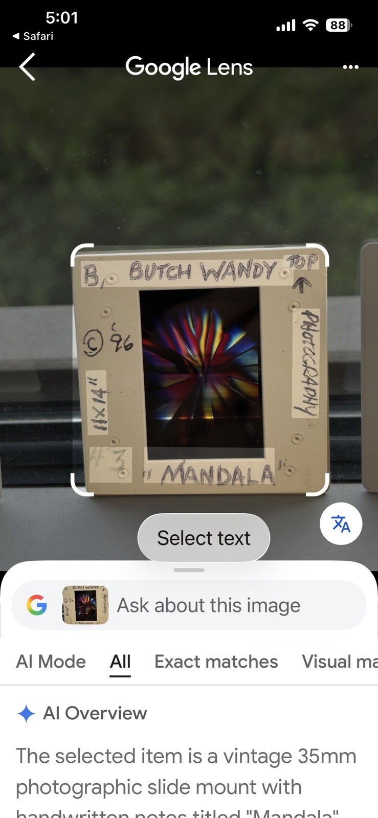 Butch Wandy Abstract Art 6 Signed AP Original Slides Portfolio Dalí/Warhol Assoc