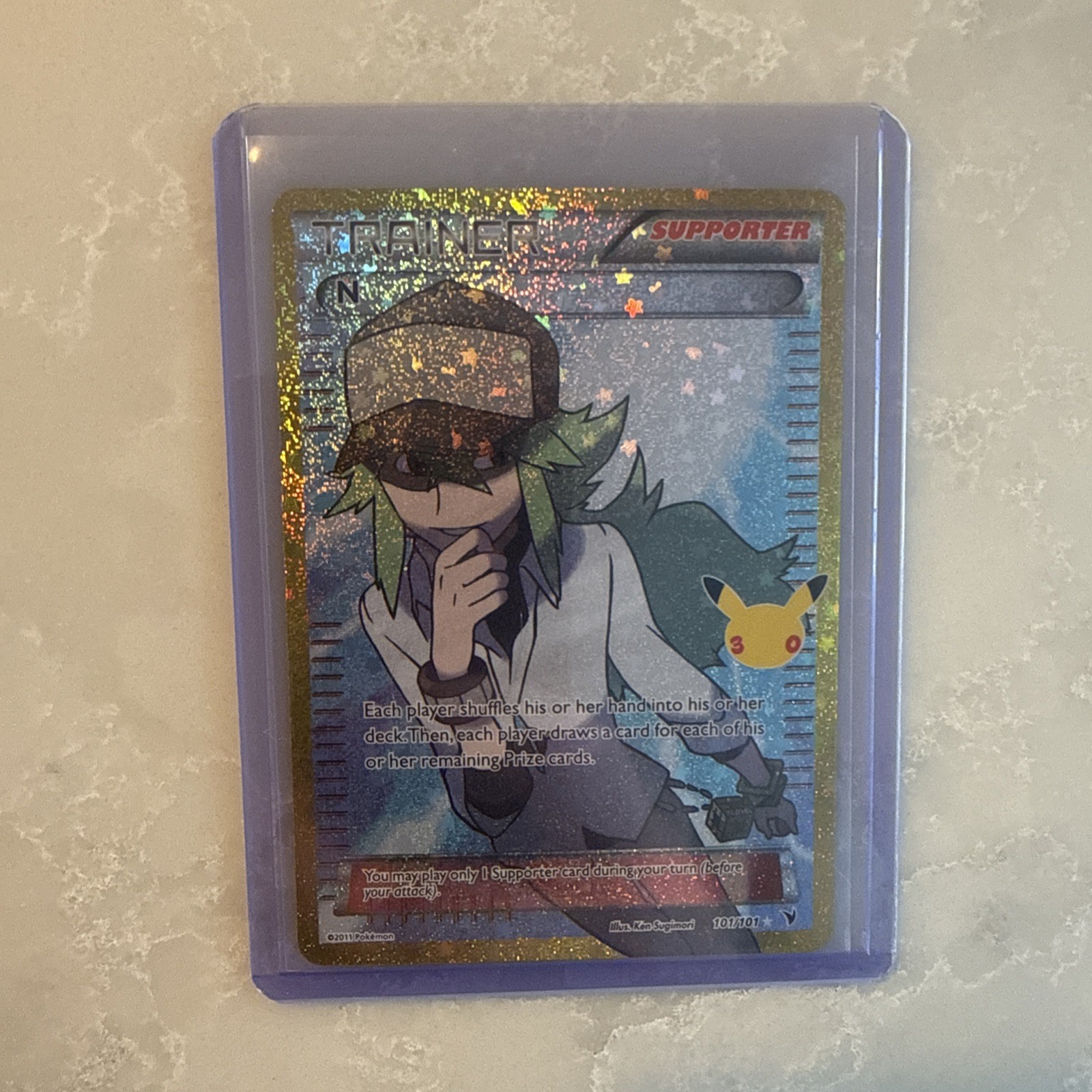 N Trainer 101/101 Pokémon 30th Celebration Classic Collection Pokemon TCG Card N Trainer 101/101 Pokémon 30th Celebration Classic Collection Pokemon TCG Card