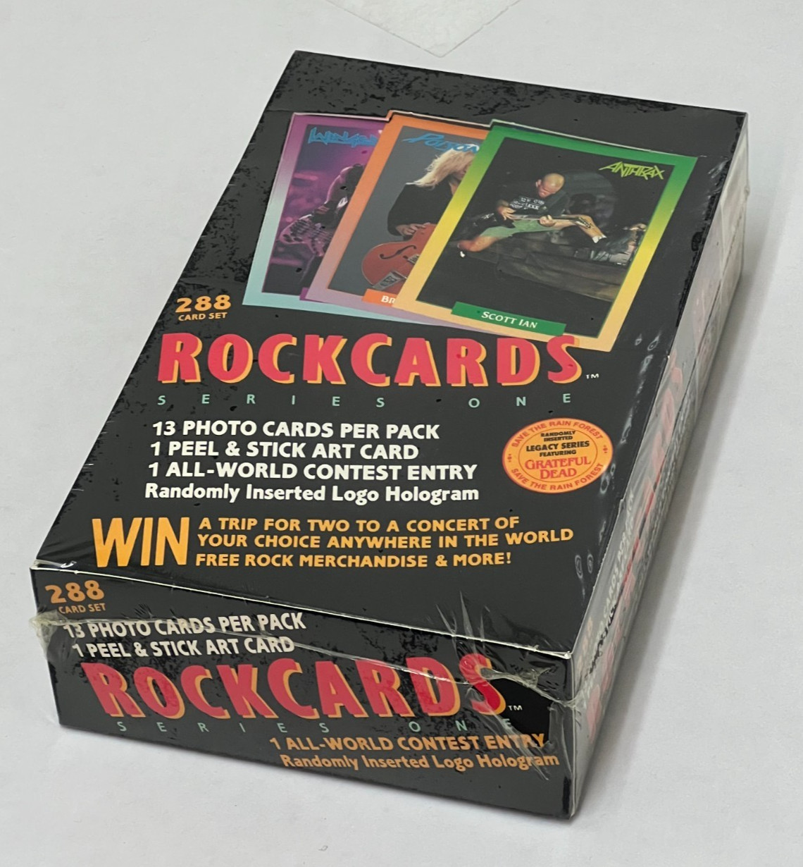 💥 BRAND NEW Brockum 1991 Rock Cards Sealed Box Heavy Metal Winger Poison 💥