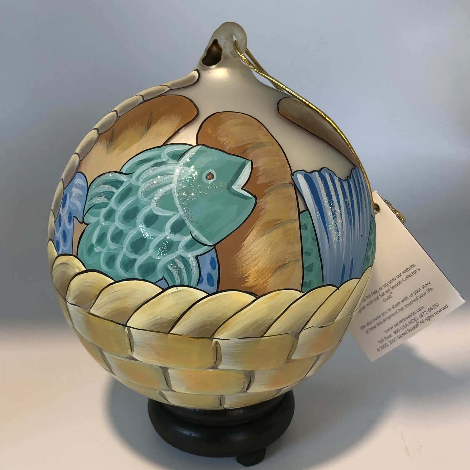Sacred Season Ornament Miracle Of The Loaves And Fishes 5\ Sacred Season Ornament Miracle Of The Loaves And Fishes 5\