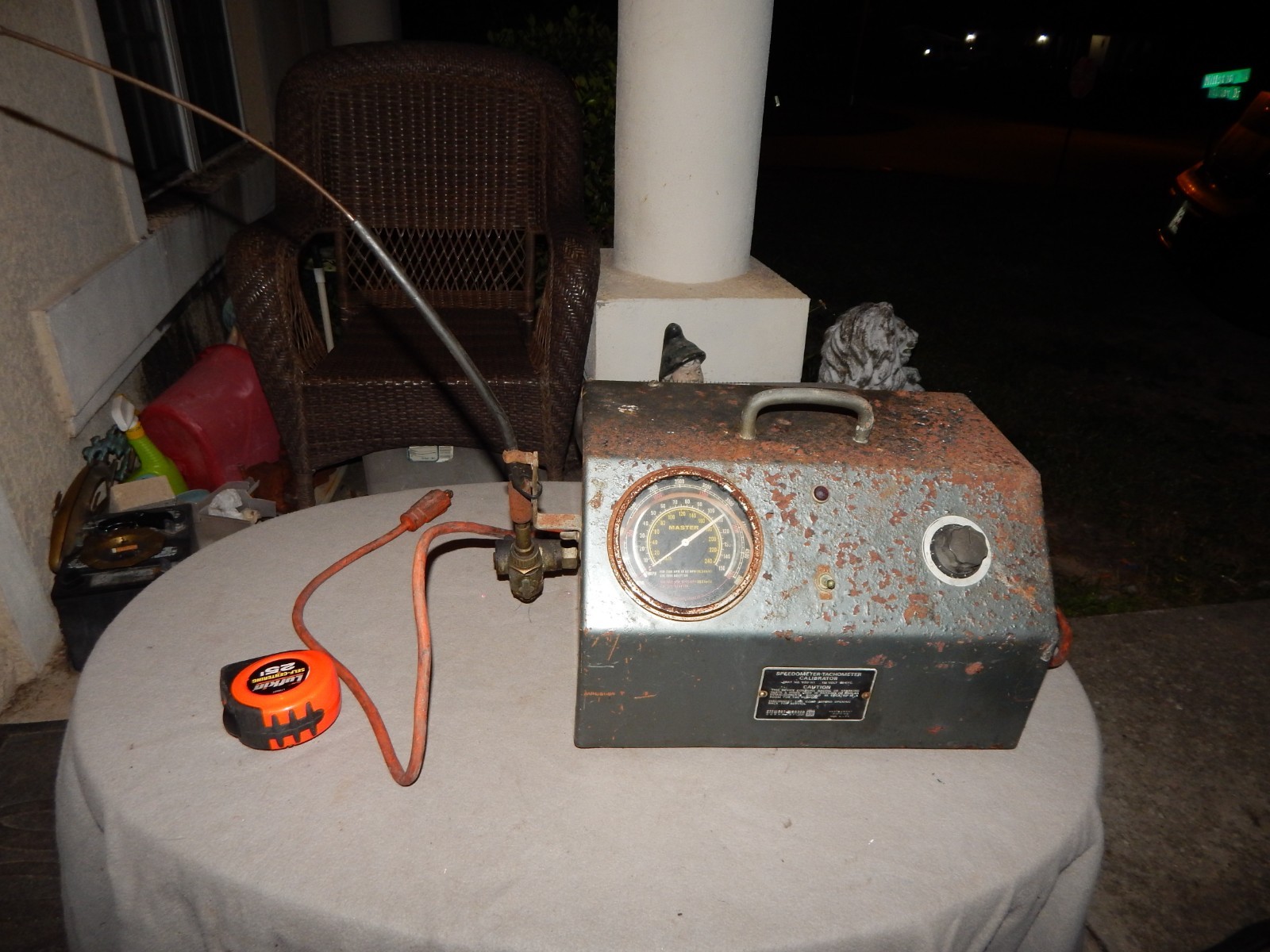 Vintage Stewart Warner 650 H1 Speedometer-Tachometer Calibrator Works Parts Read Vintage Stewart Warner 650 H1 Speedometer-Tachometer Calibrator Works Parts Read